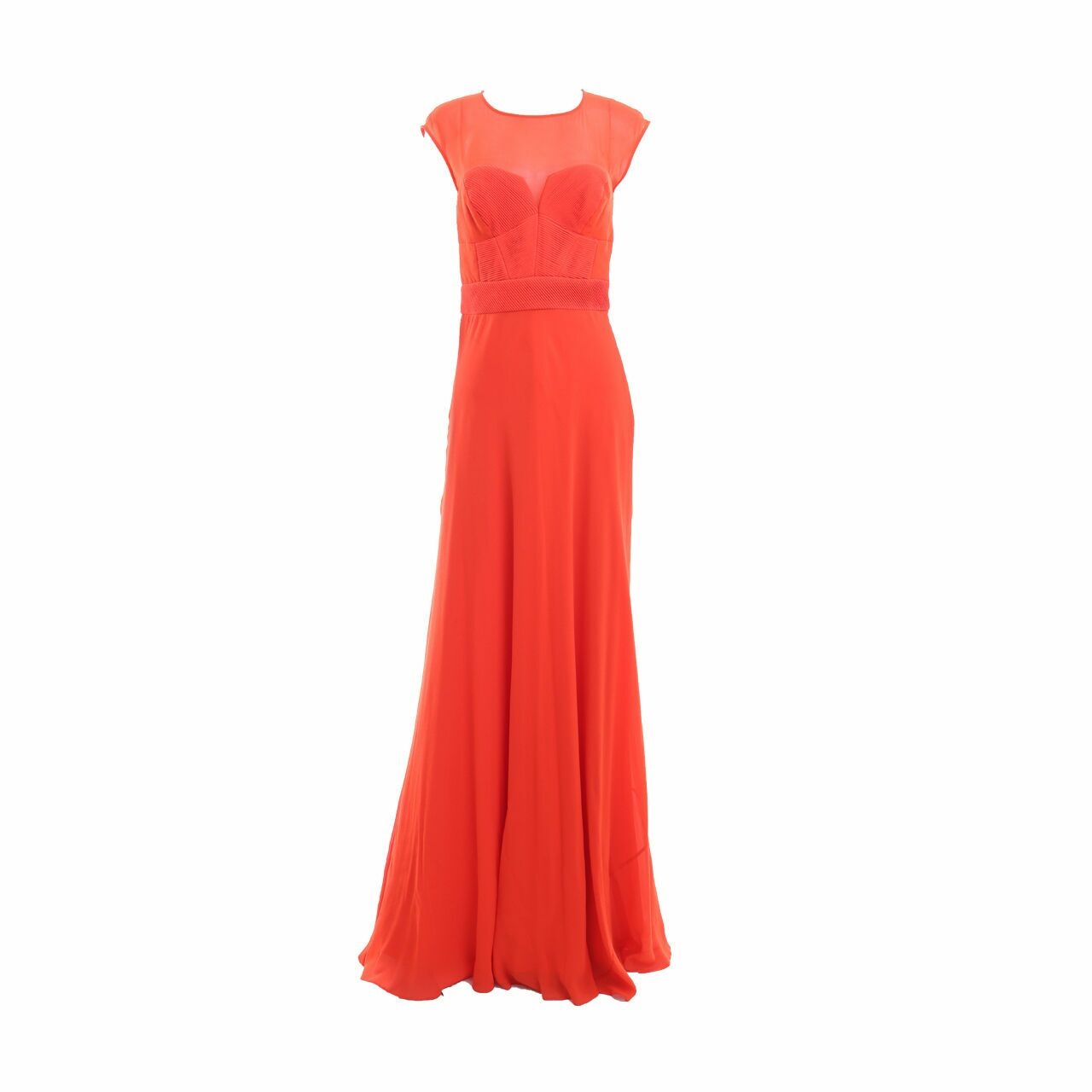 Karen Millen Orange Long Dress