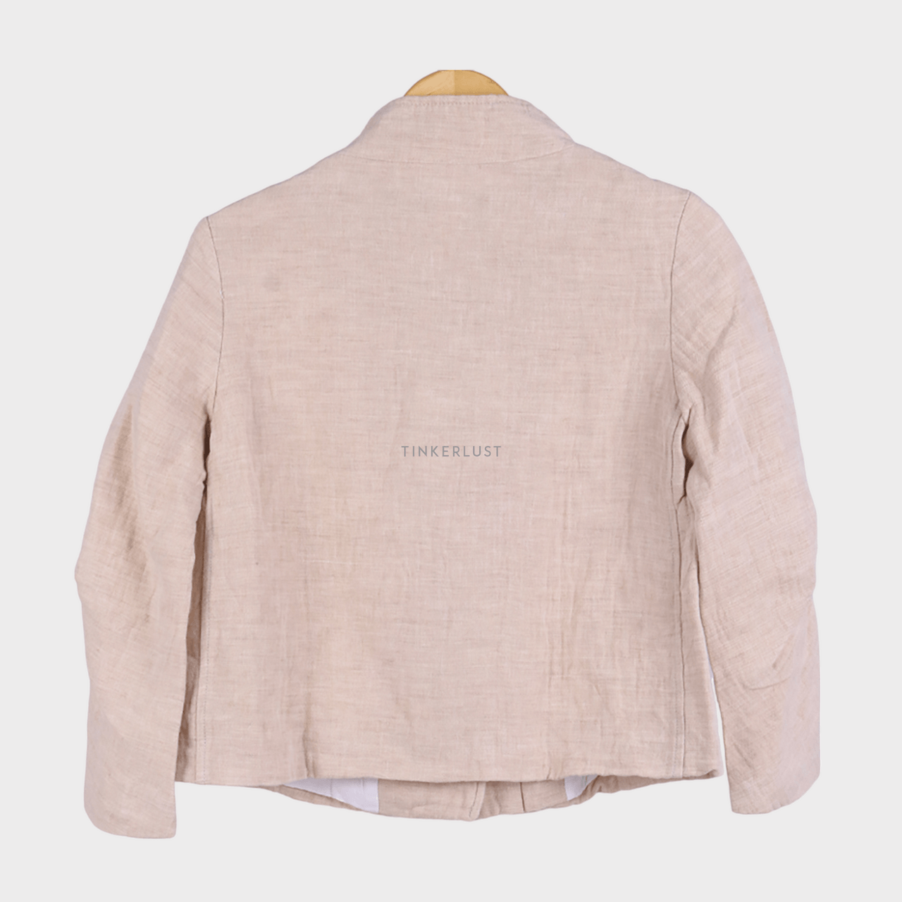 Zara Basic What Women’s Linen Blend Cargo Shirt Jacket