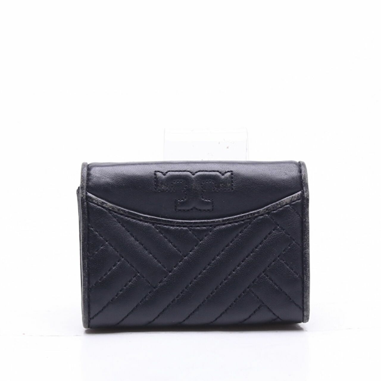 Tory Burch Alexa Black Foldable Mini Wallet