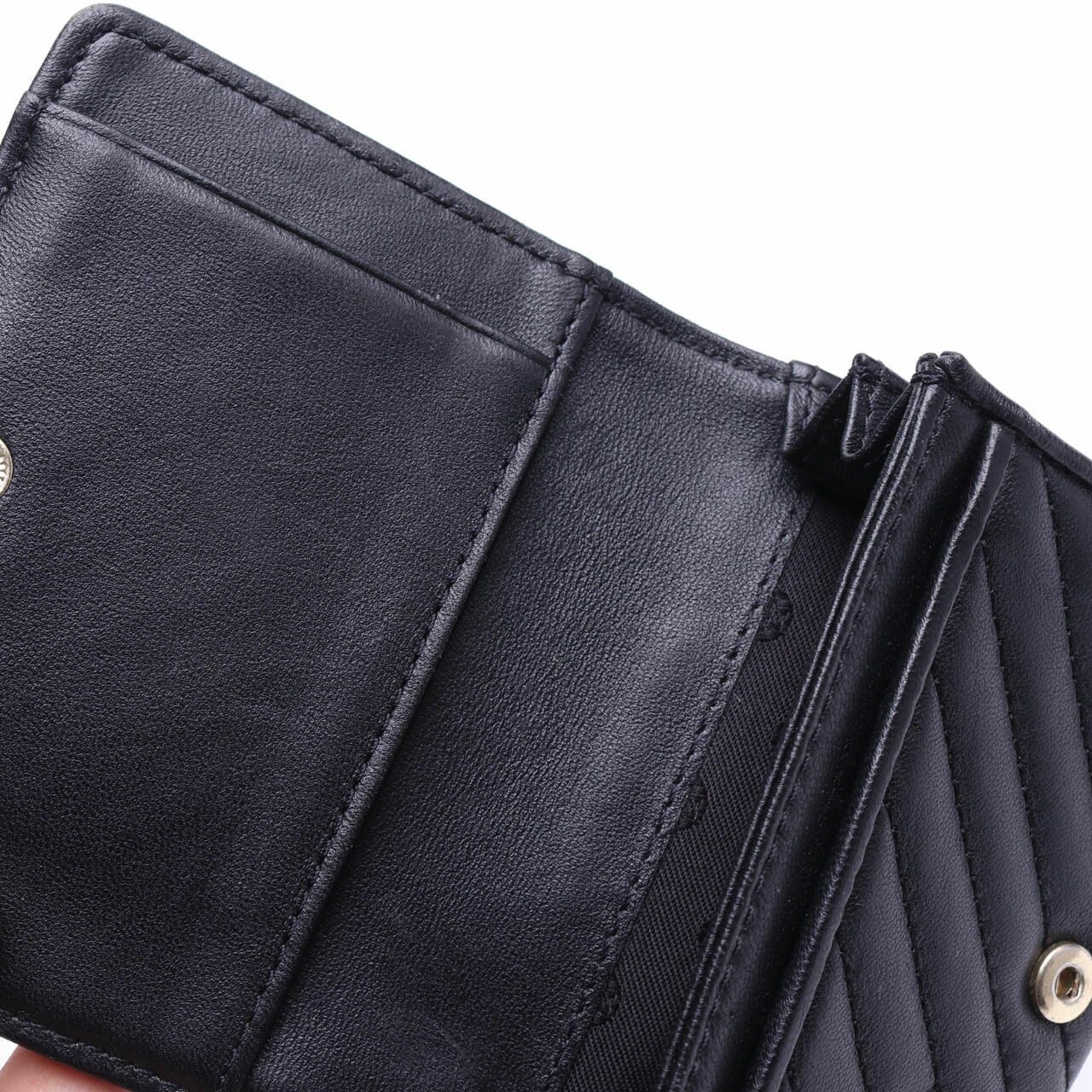 Tory Burch Alexa Black Foldable Mini Wallet