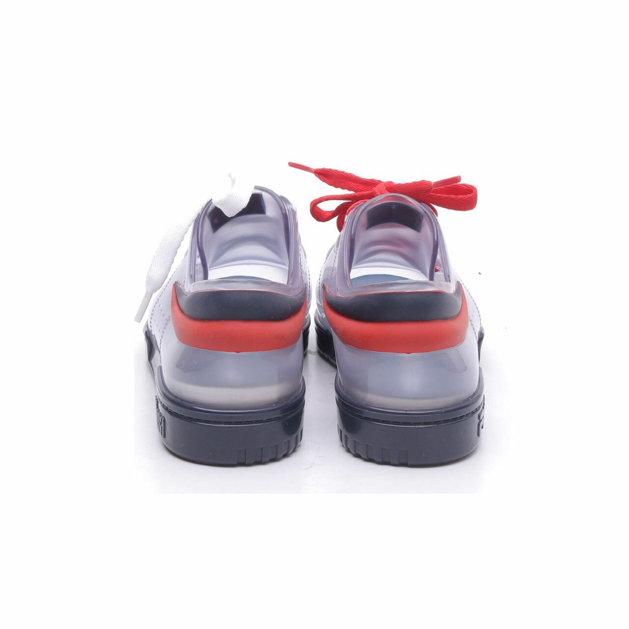Melissa x Fila Transparent Navy Sneakers