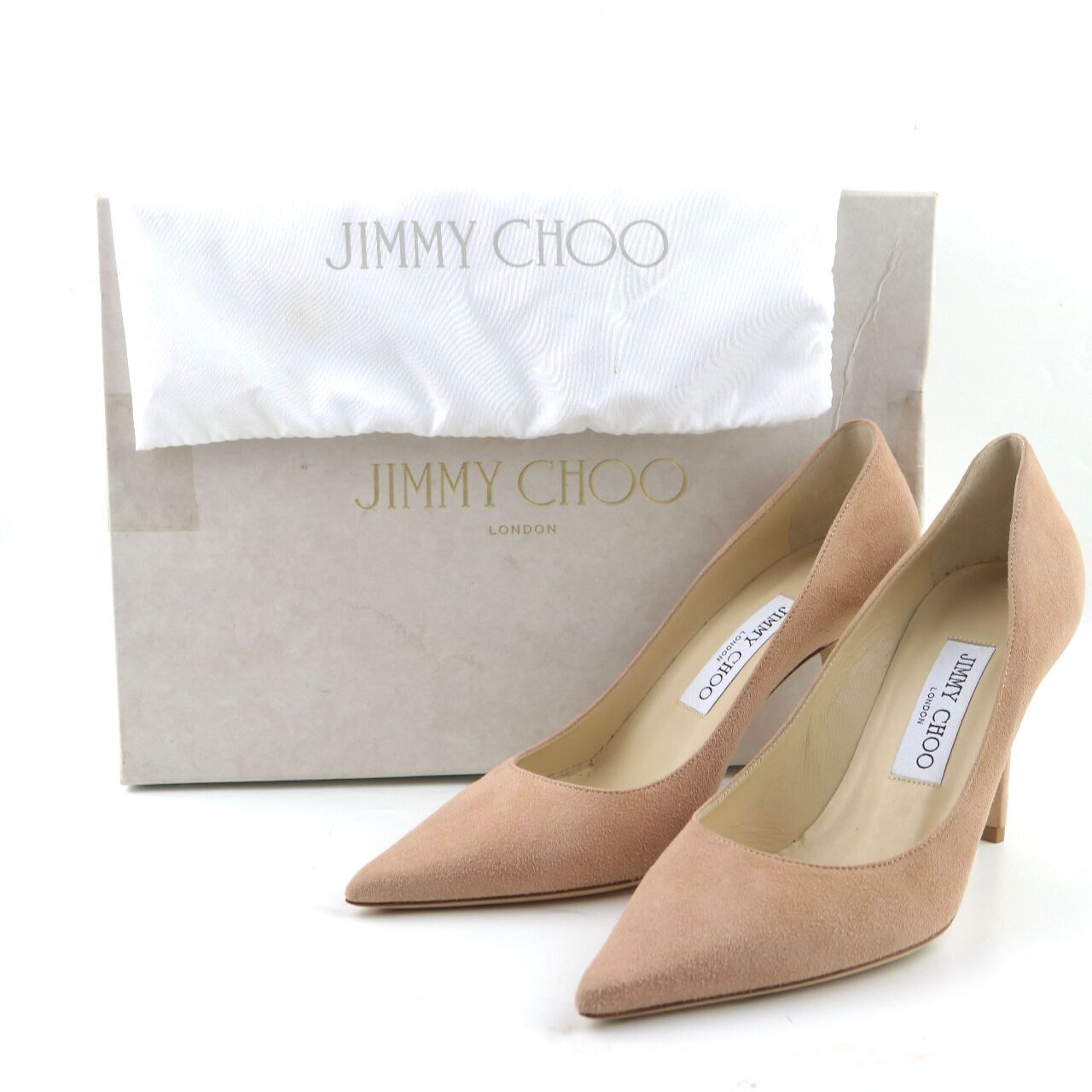 Jimmy Choo Agnes Powder Pink Heels 