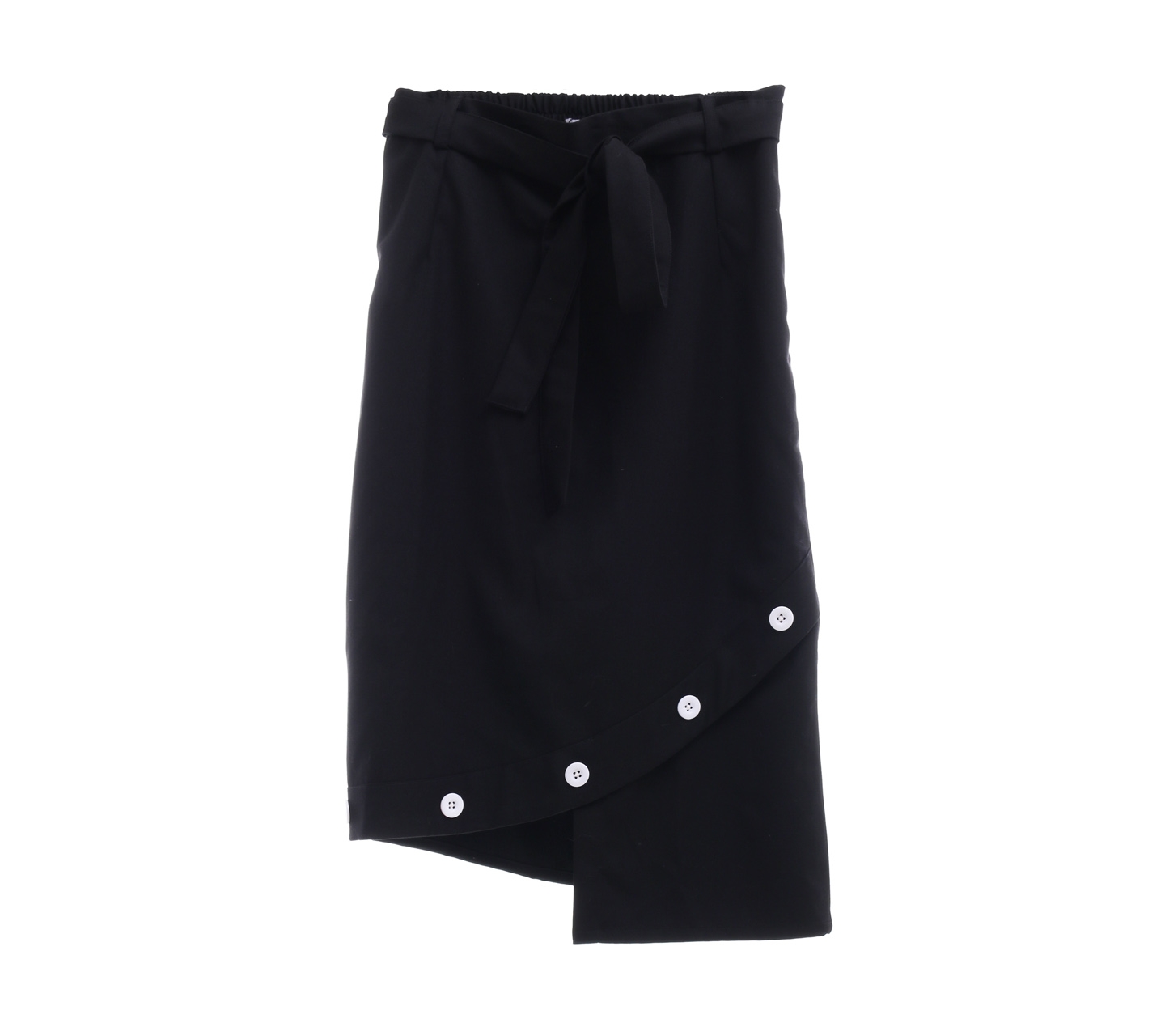 Cut & Lane Black Midi Skirt