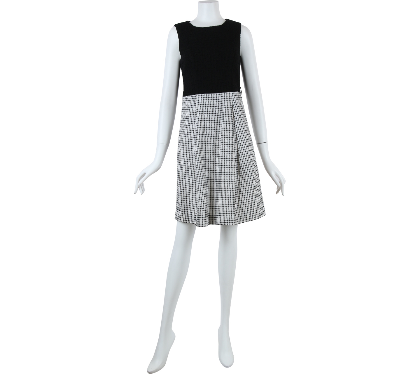 Etoile D'Elfas Black And White Mini Dress