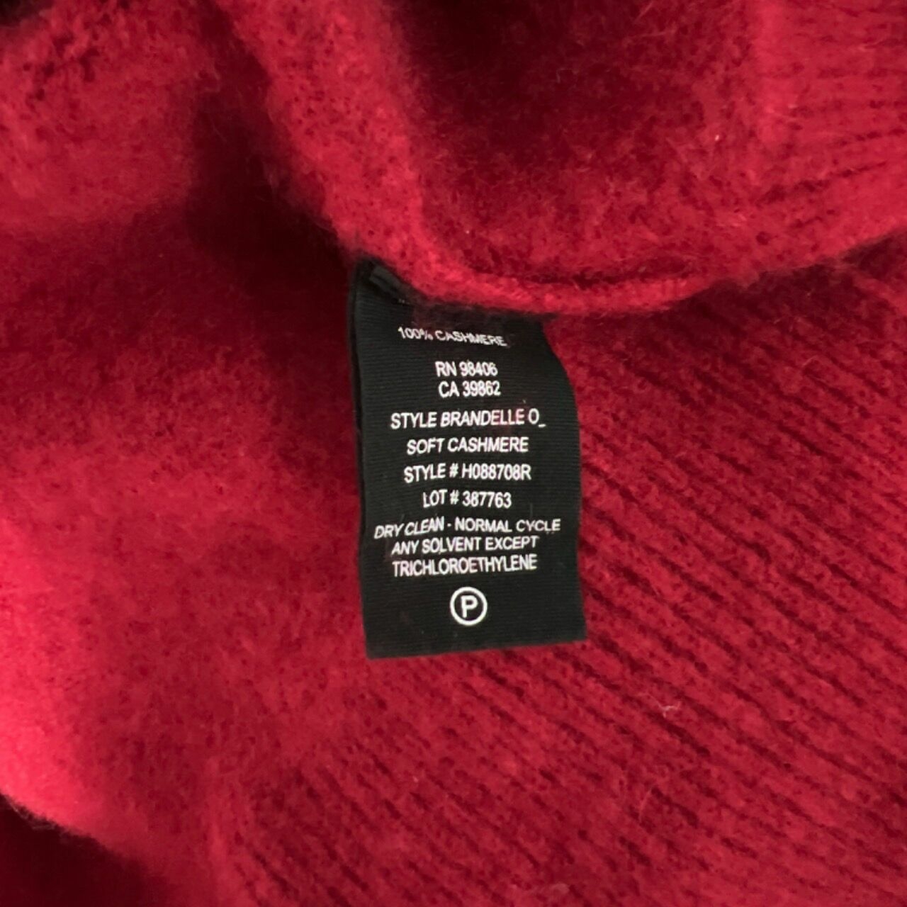 Theory Red Cashmere Sweater