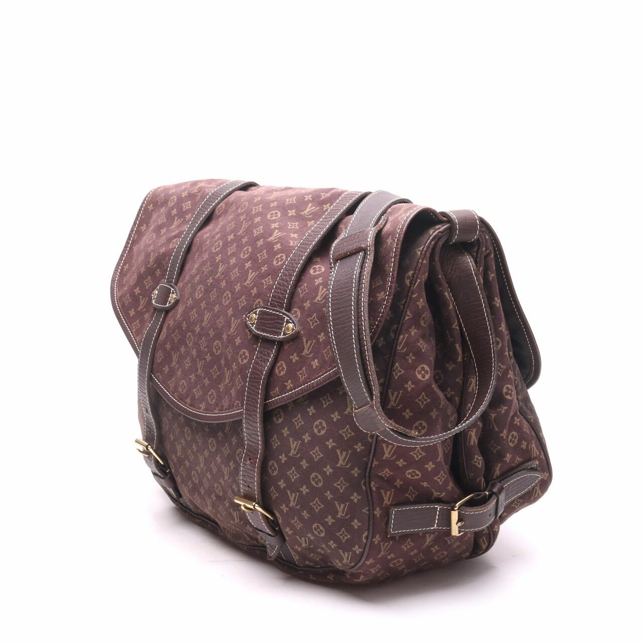  Louis Vuitton Brown Monogram Mini Lin Shoulder Bag