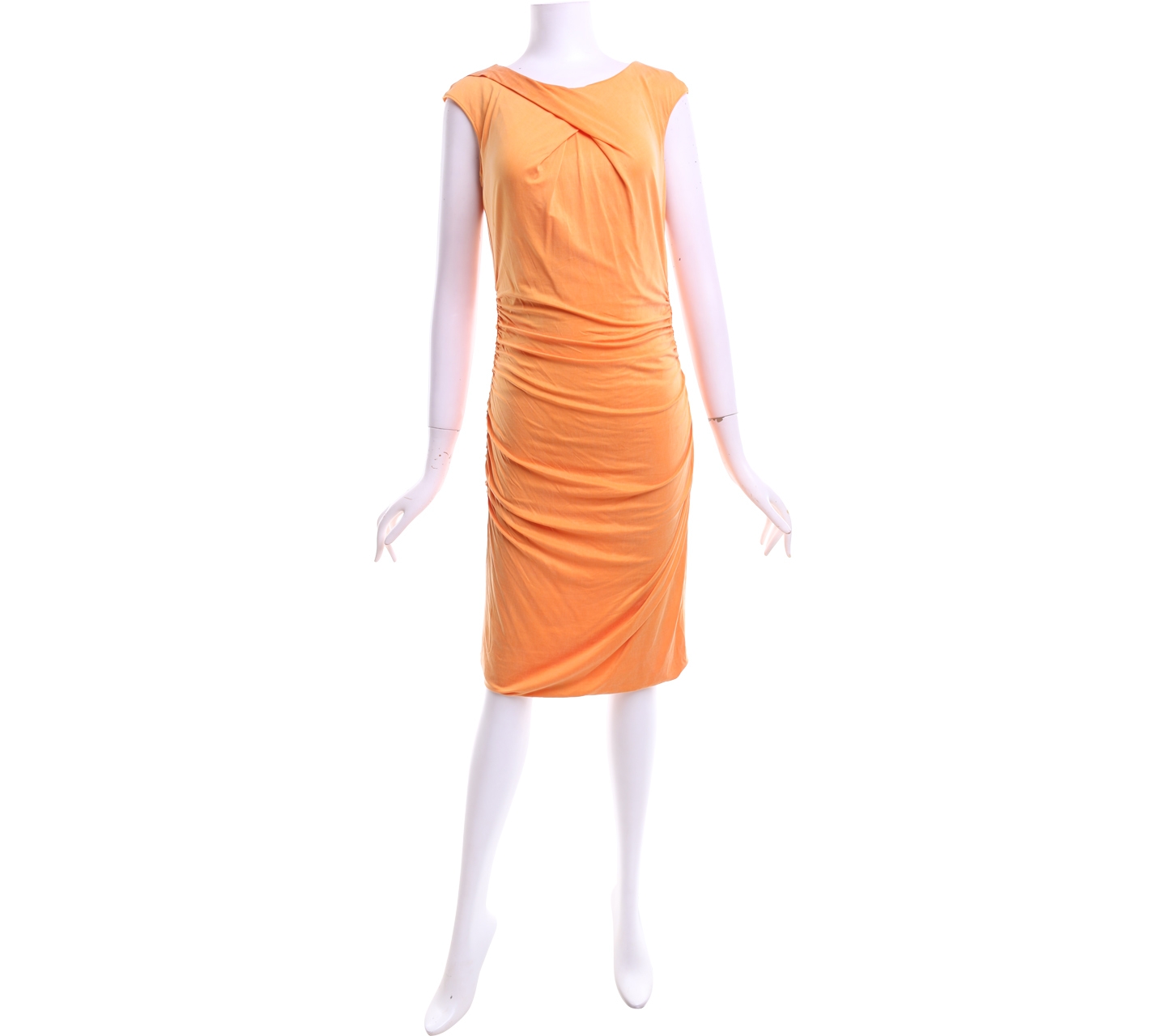 Luisa Cerano Orange Mini Dress