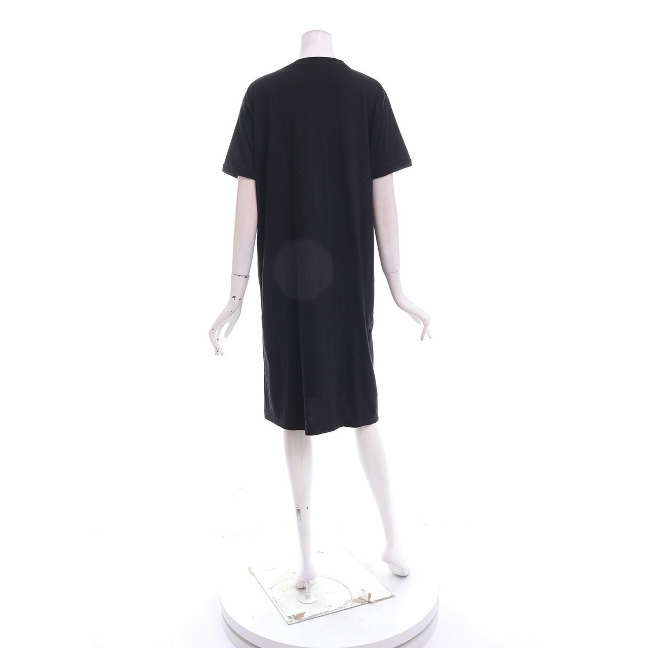 lakon-indonesia Black T-Shirt Midi Dress