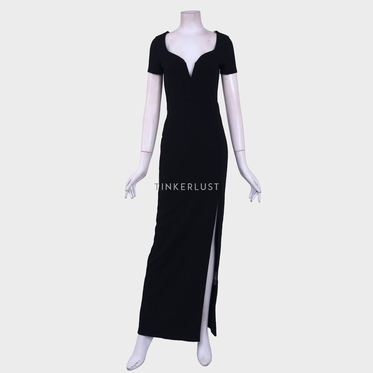 Missguided Black Long Dress