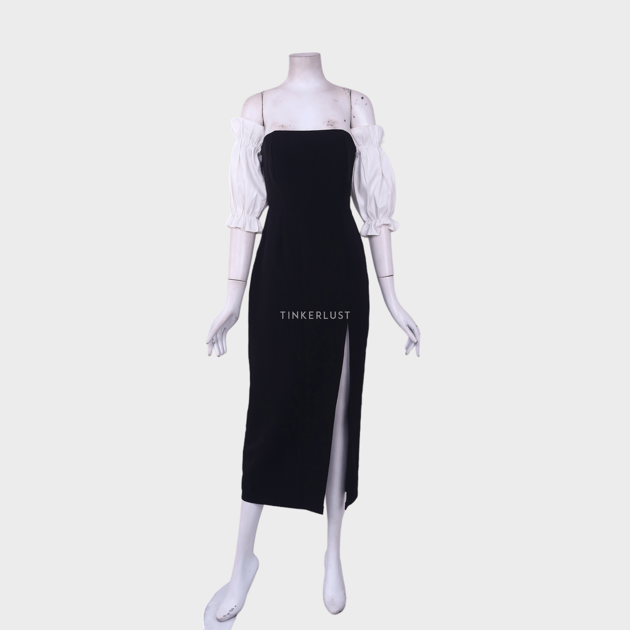 Malika By Modelano Black Midi Dress