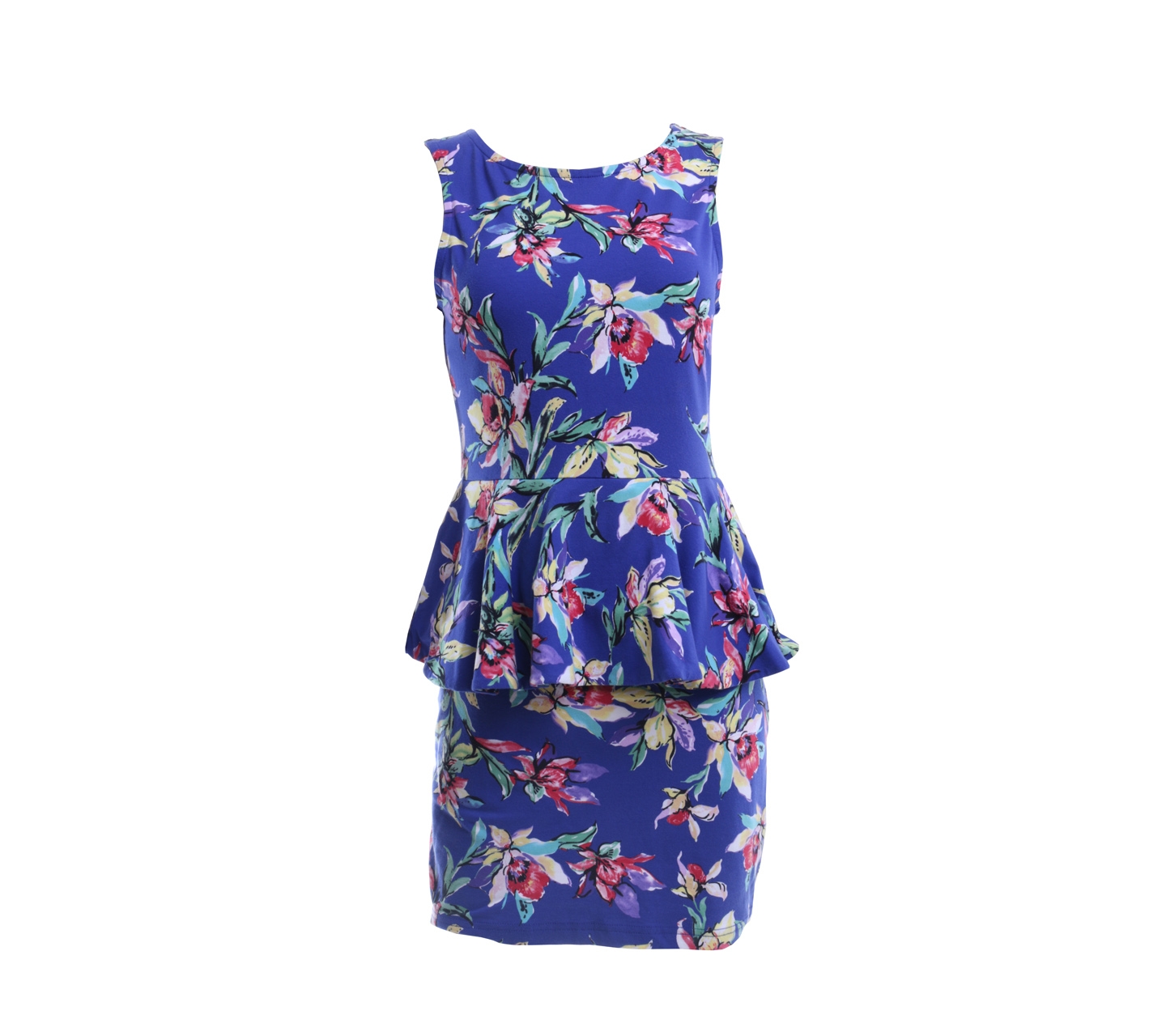 Supre Blue Floral Multi Color Mini Dress
