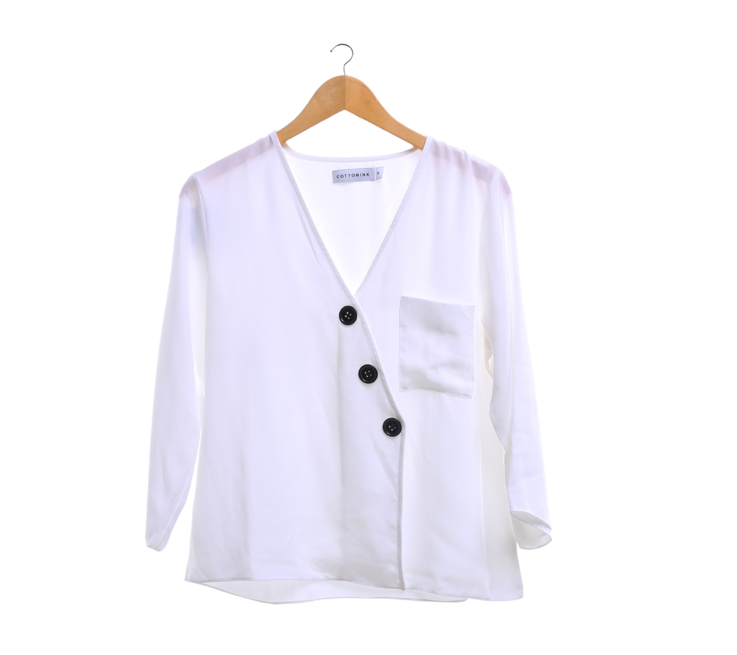 Cotton Ink Off White Blouse