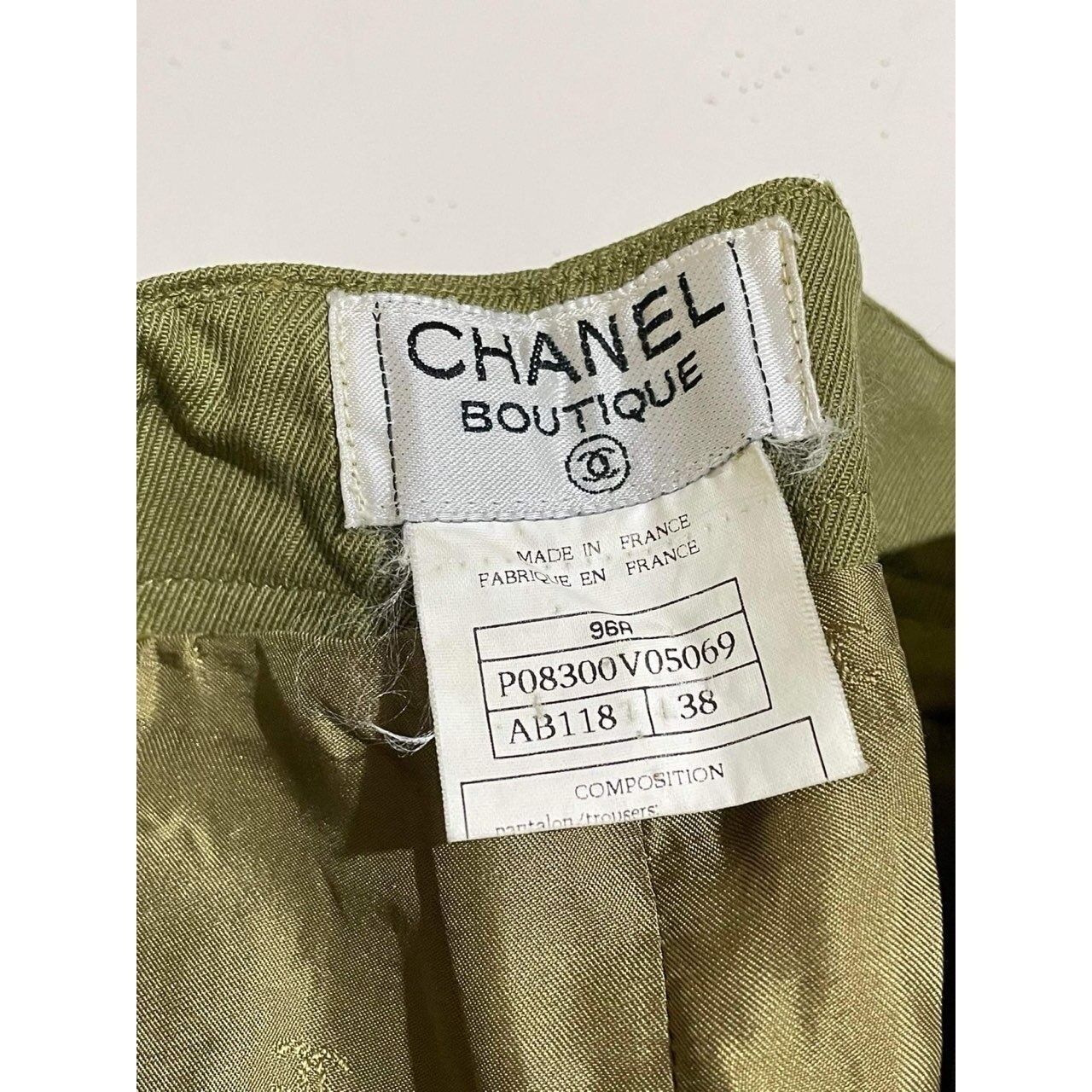 Chanel Green Celana Panjang