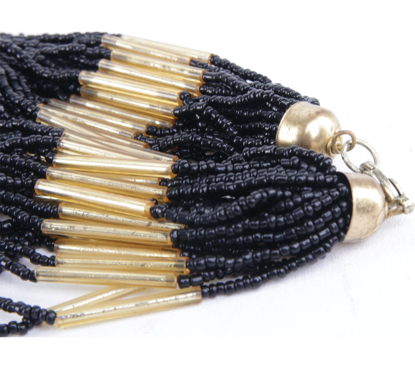 Private Collection Gold And Black Necklace Jewellery