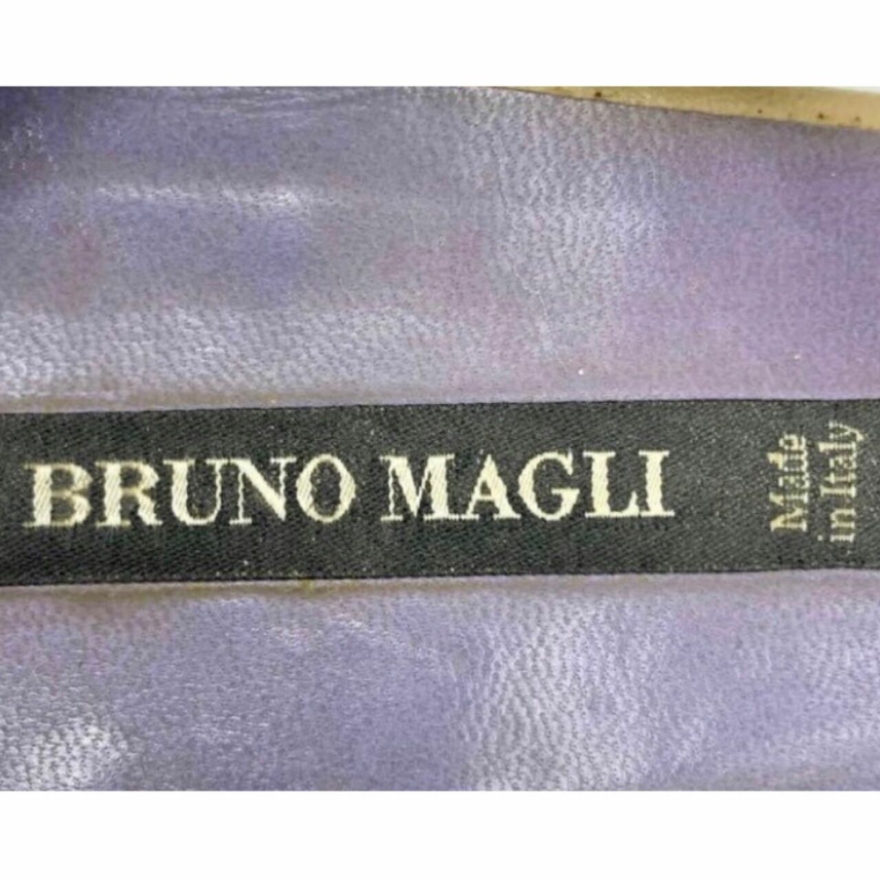 Bruno Magli Brown & Purple Plaid Sandals