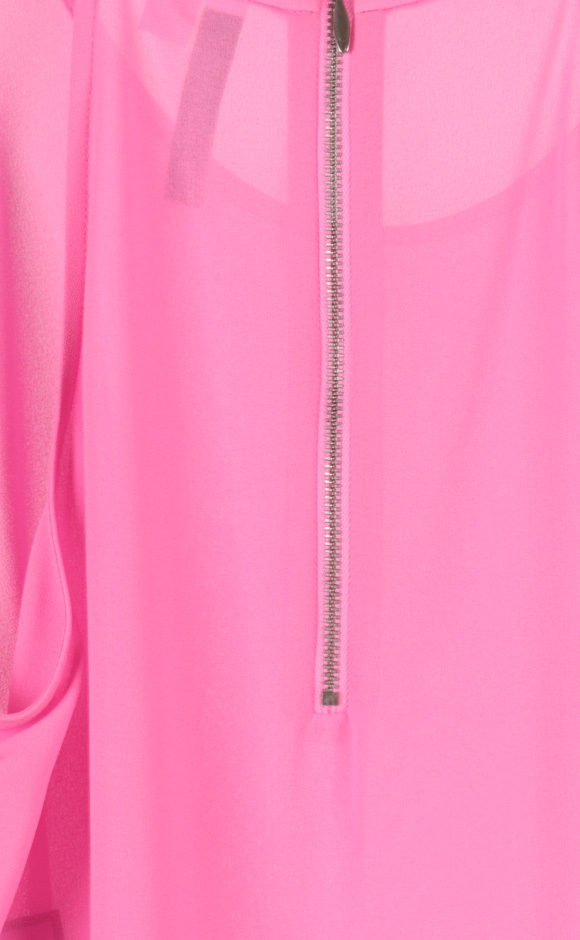 Pink Sleeveless Long Tail Top