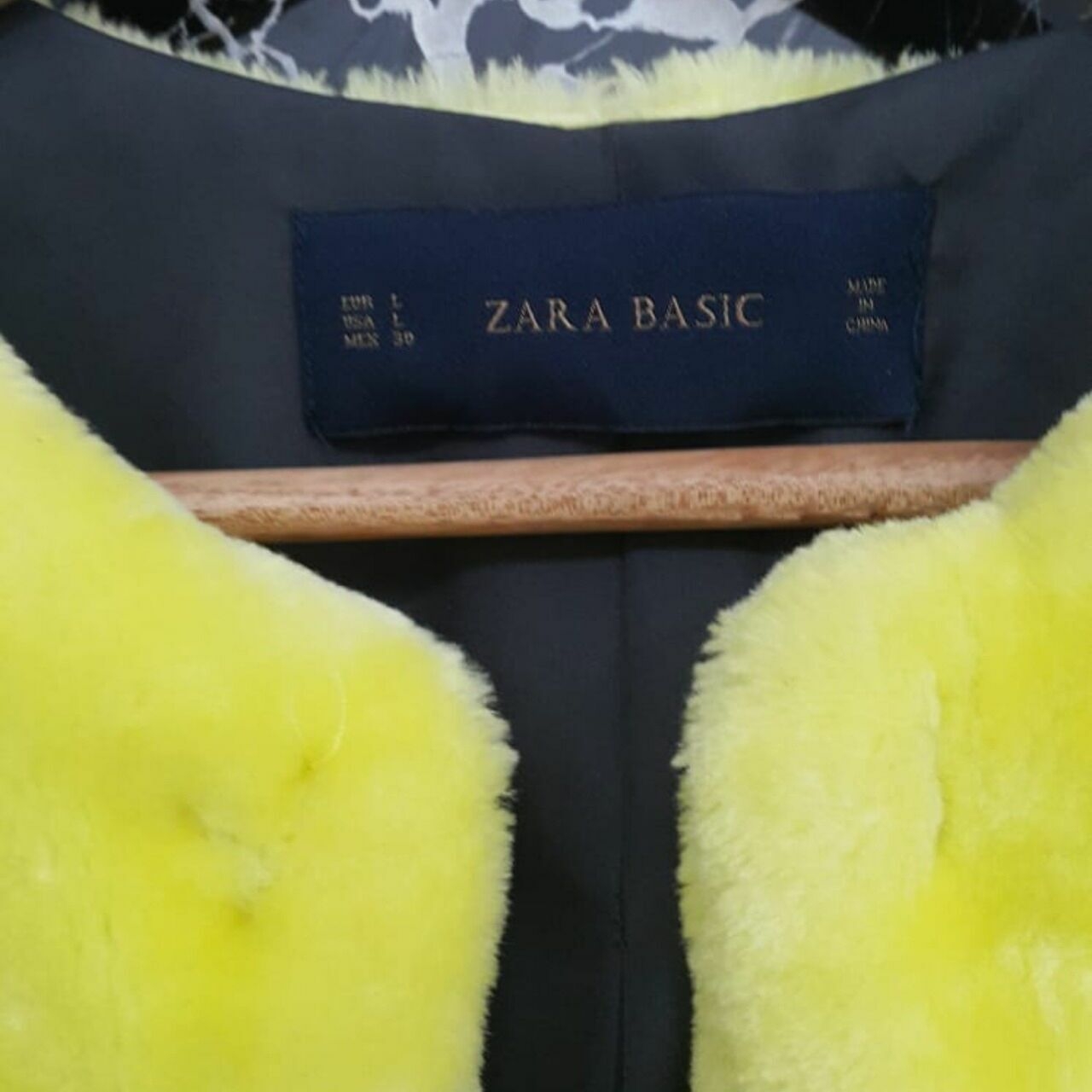 Zara Yellow Organic Coat