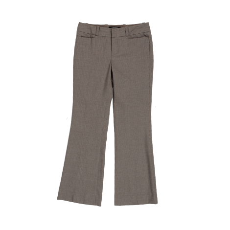 Light Brown Striped Straight Pants
