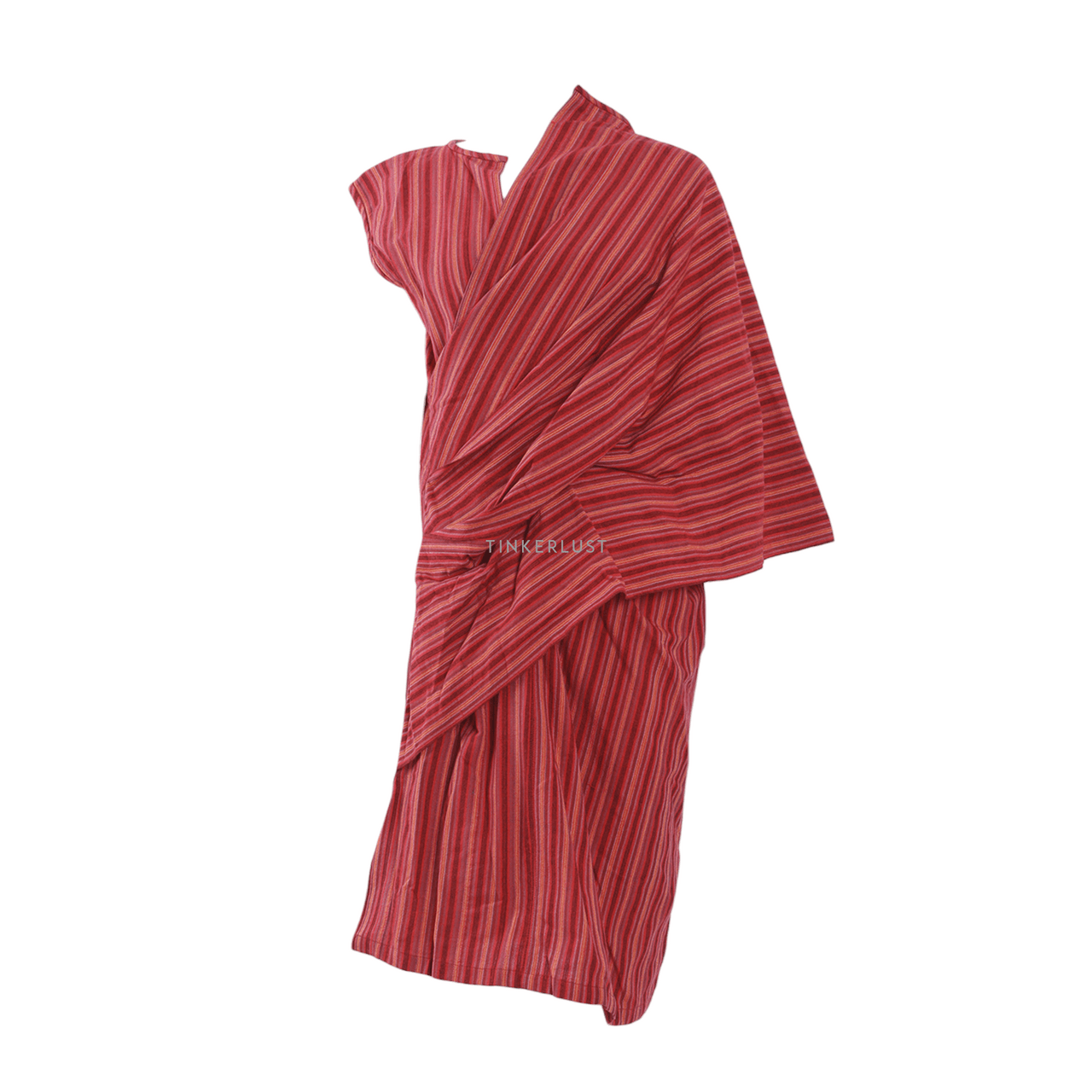Lulu Lutfi Labibi Red & Yellow Stripes Mini Dress