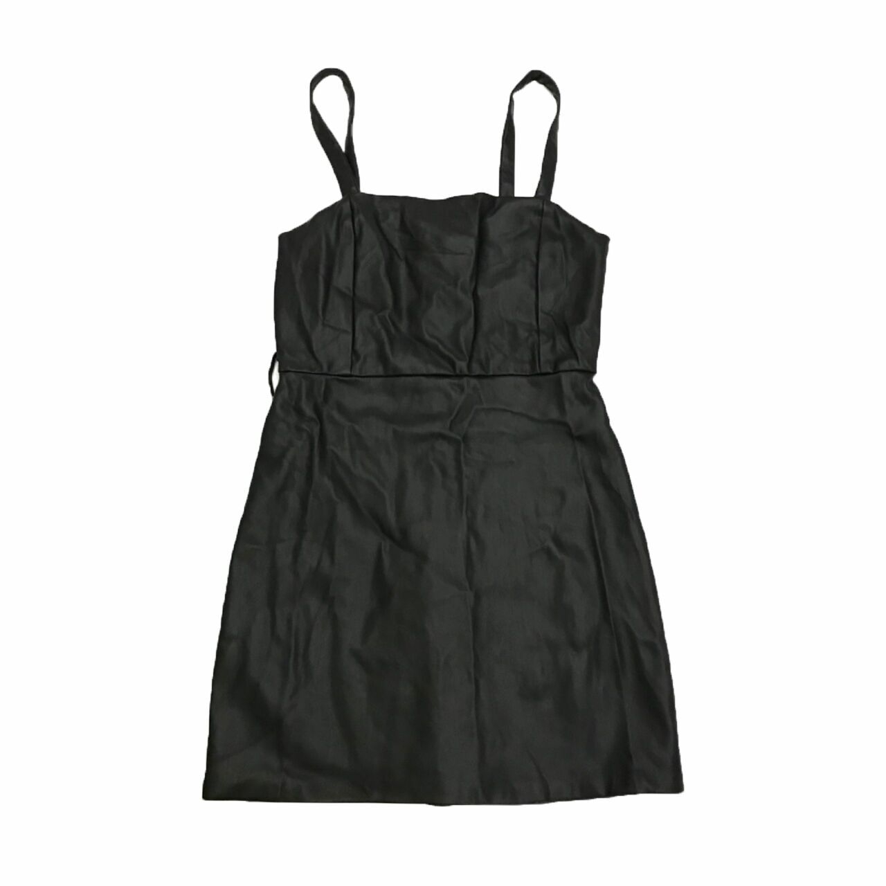 Pull & Bear Leather Mini Dress