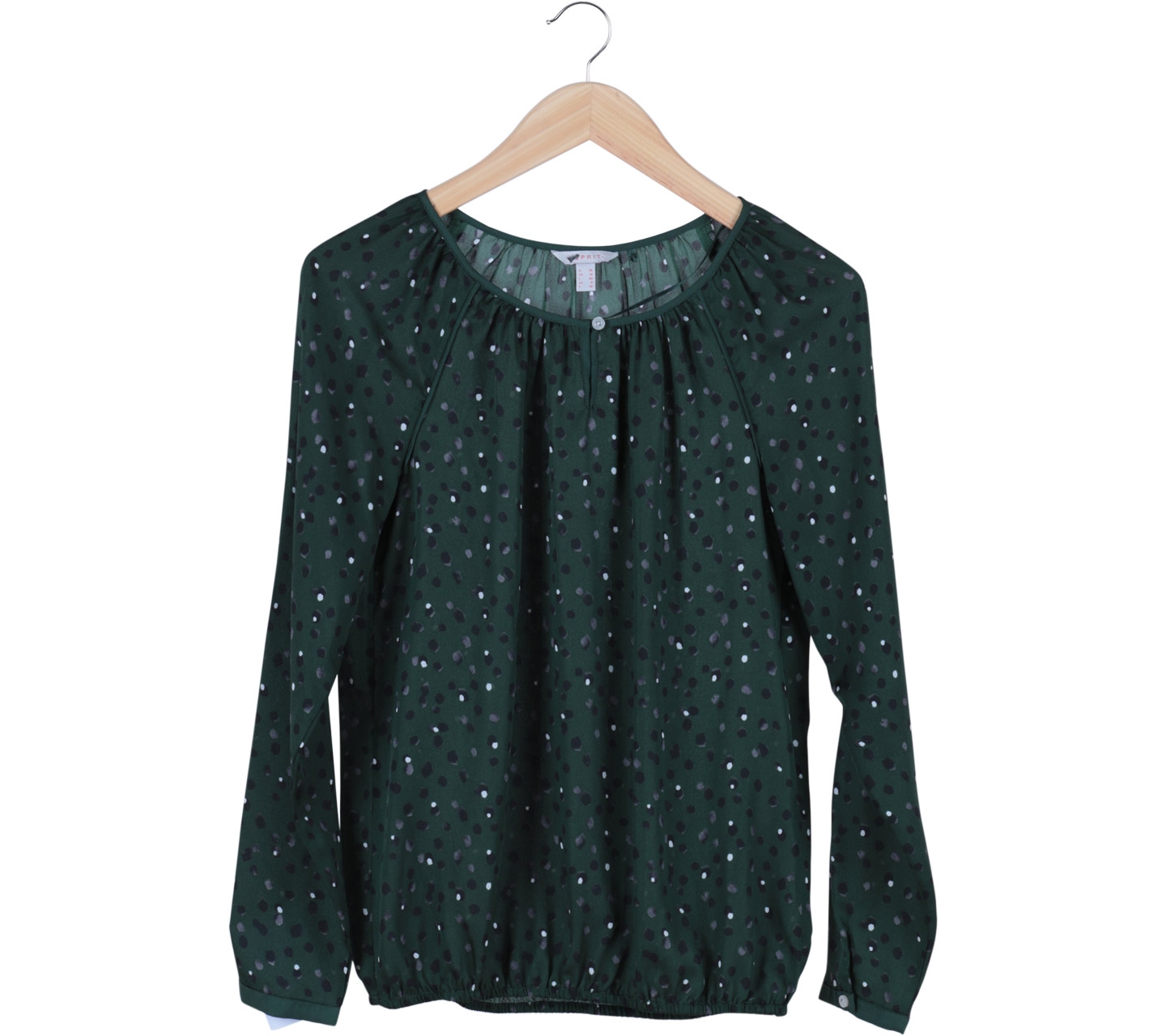 Esprit Green Dotted Blouse