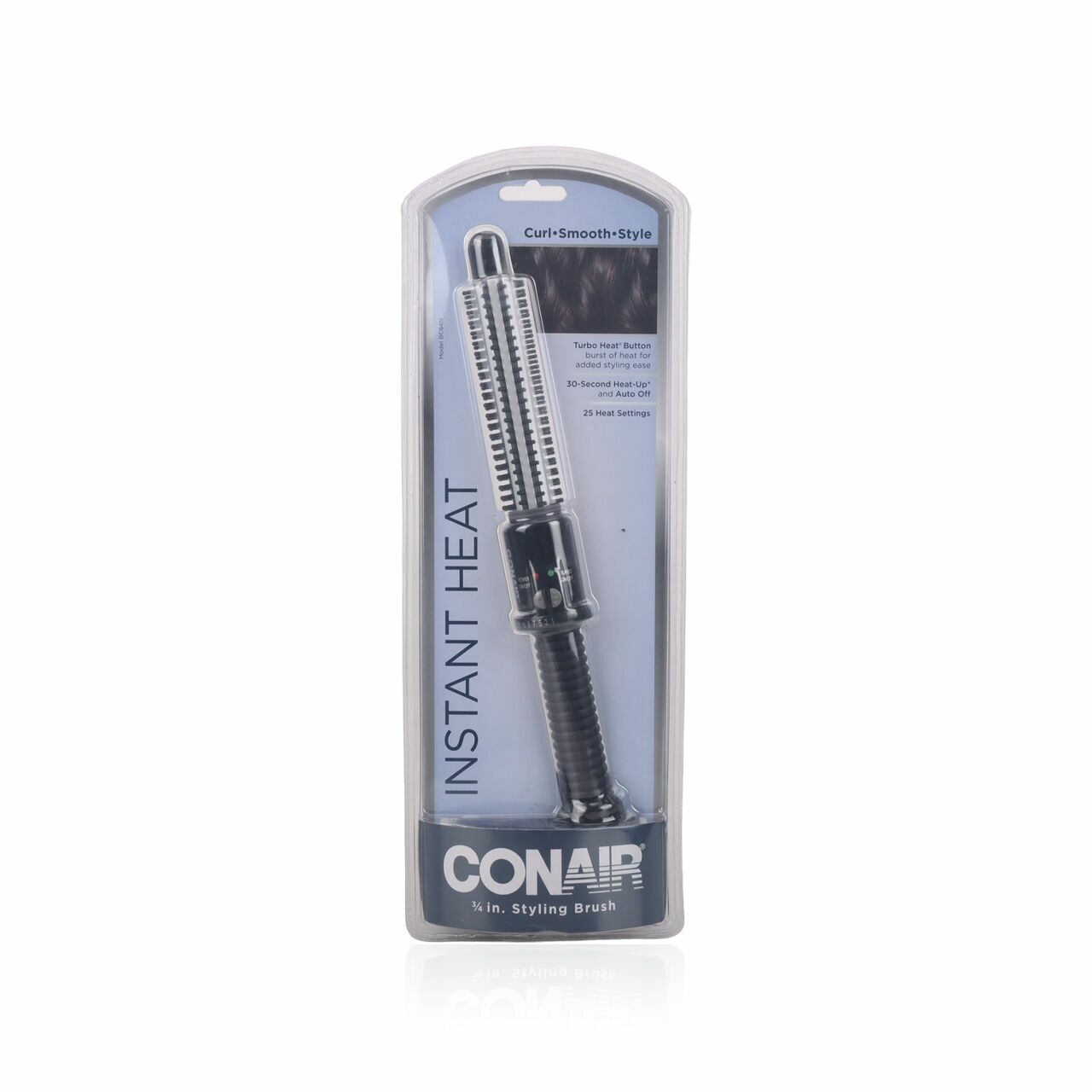 Conair Instan Heat Hair Styling Brush Black Tools