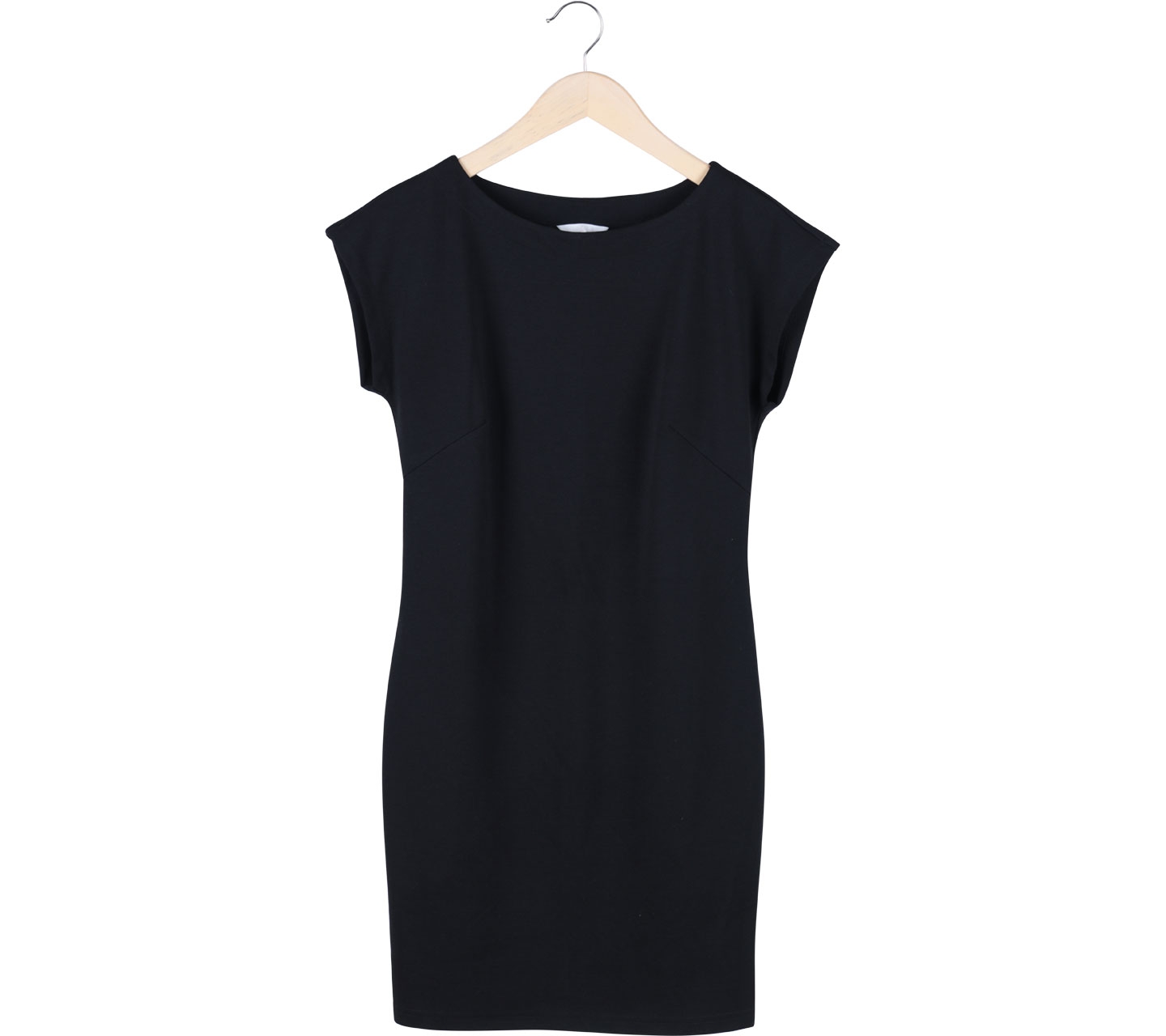 H&M Black Basic Midi Dress