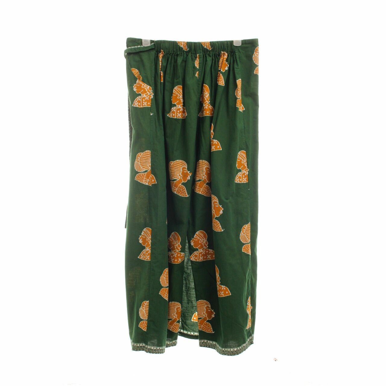 Lemari Lila Green Pattern Long Pants