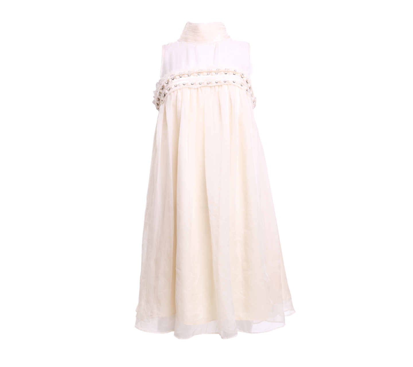 Twenty One Cream Beads Pearl Mini Dress