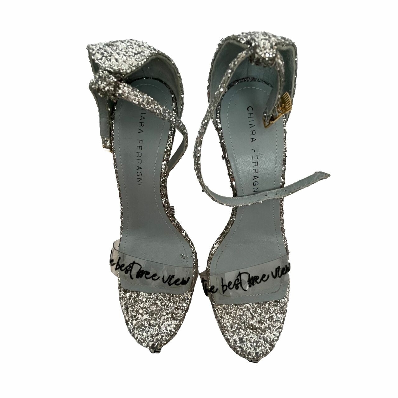 Chiara Ferragni Silver Heels