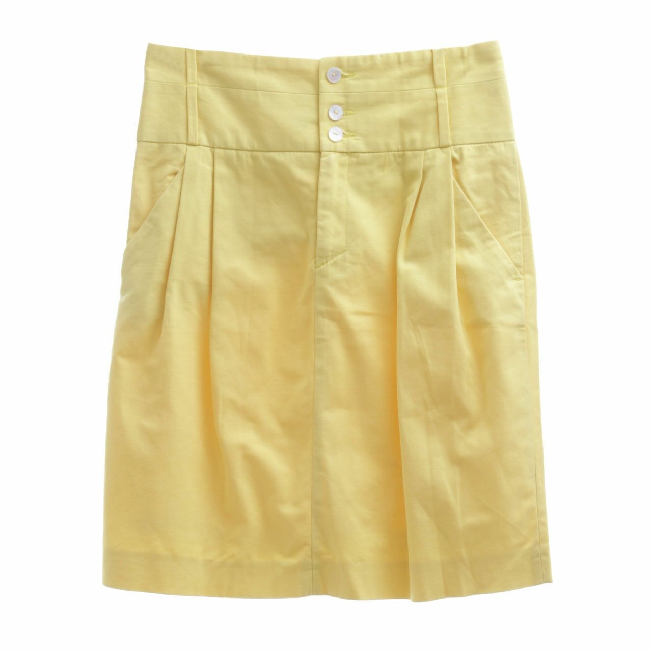Zara Yellow Mini Skirt