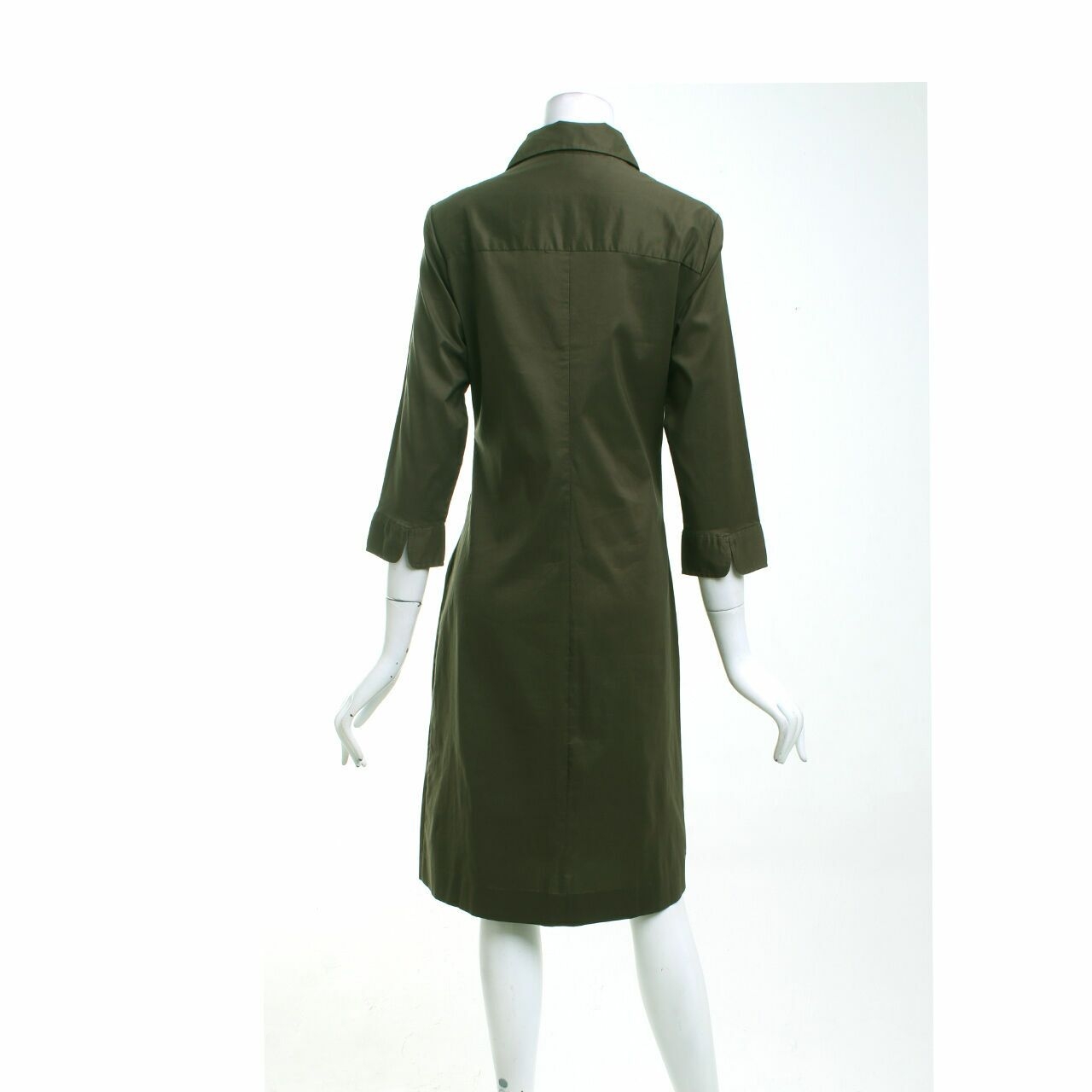 Zara Olive Midi Dress