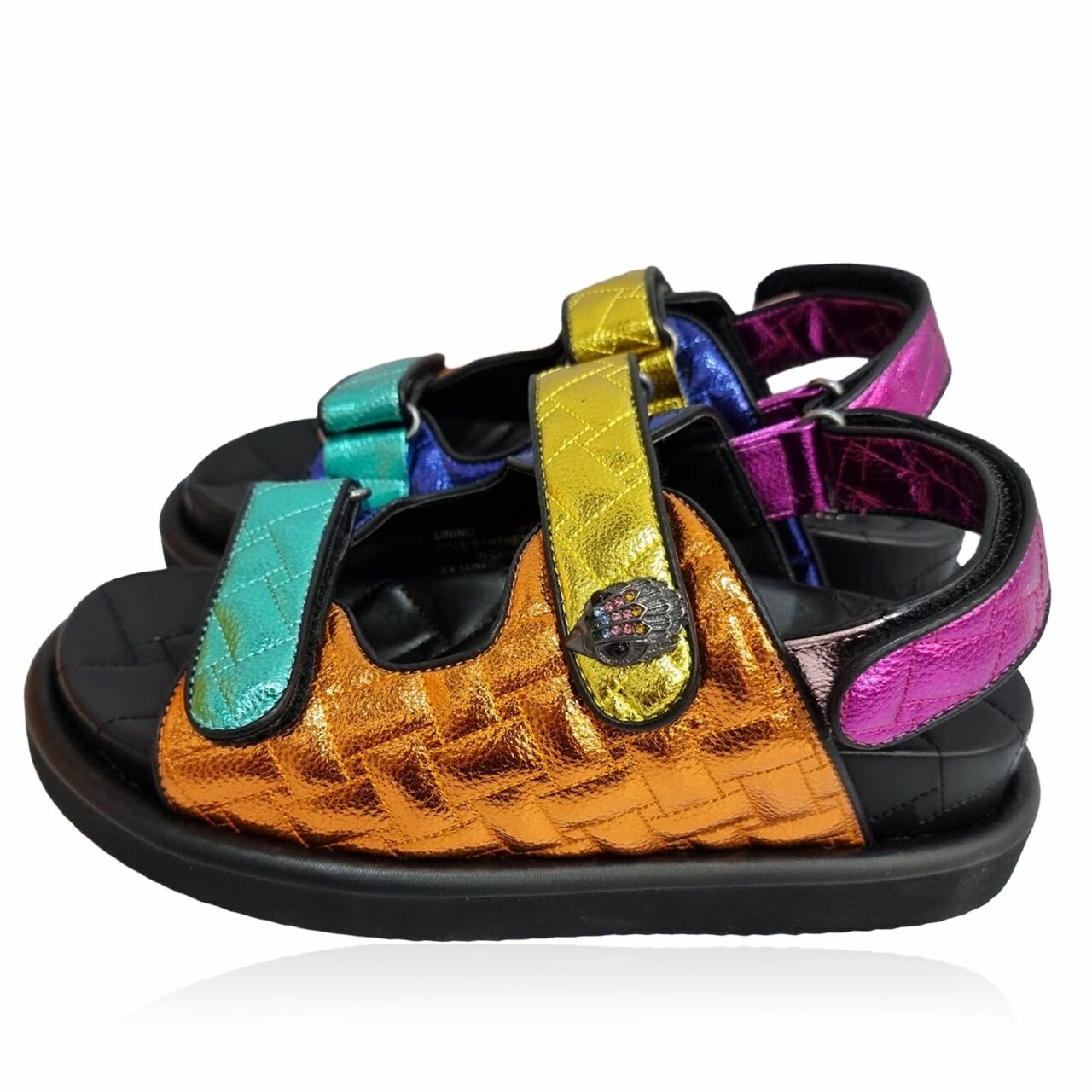 Kurt Geiger Orson Tweed Sandals Multicolor 