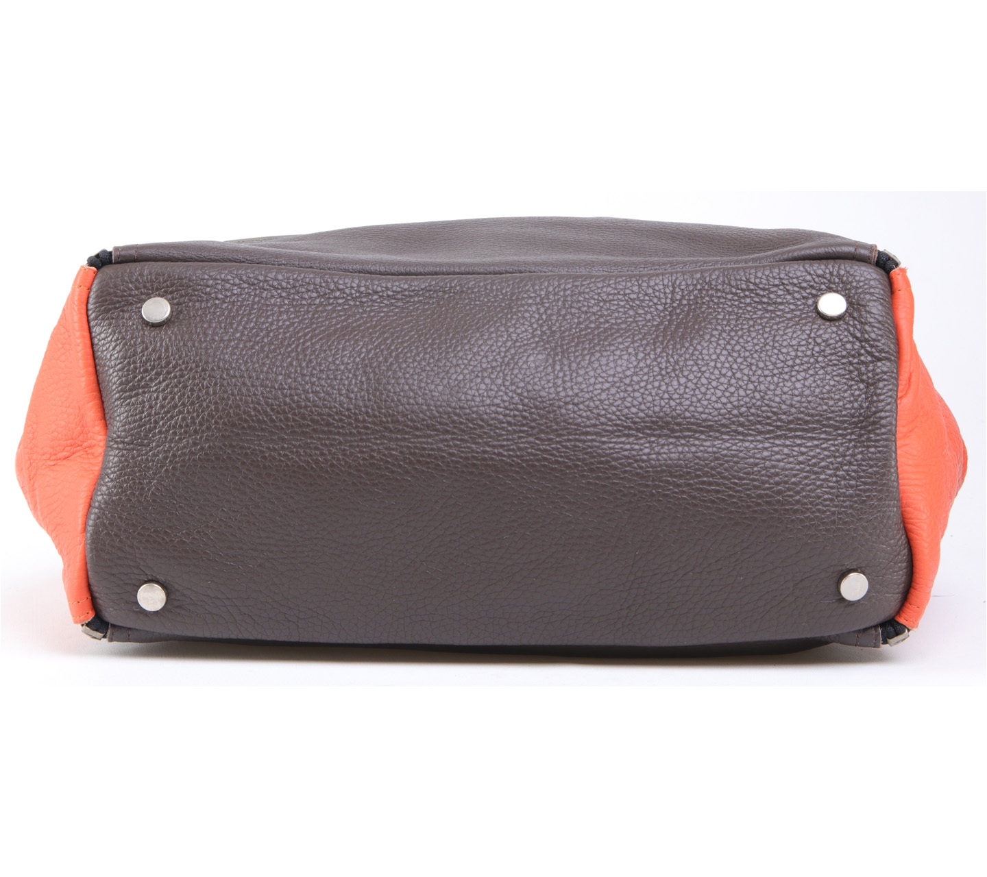 Barbara Rihl 3 Tone Leather Studded 4 Ways Zipper Handbag