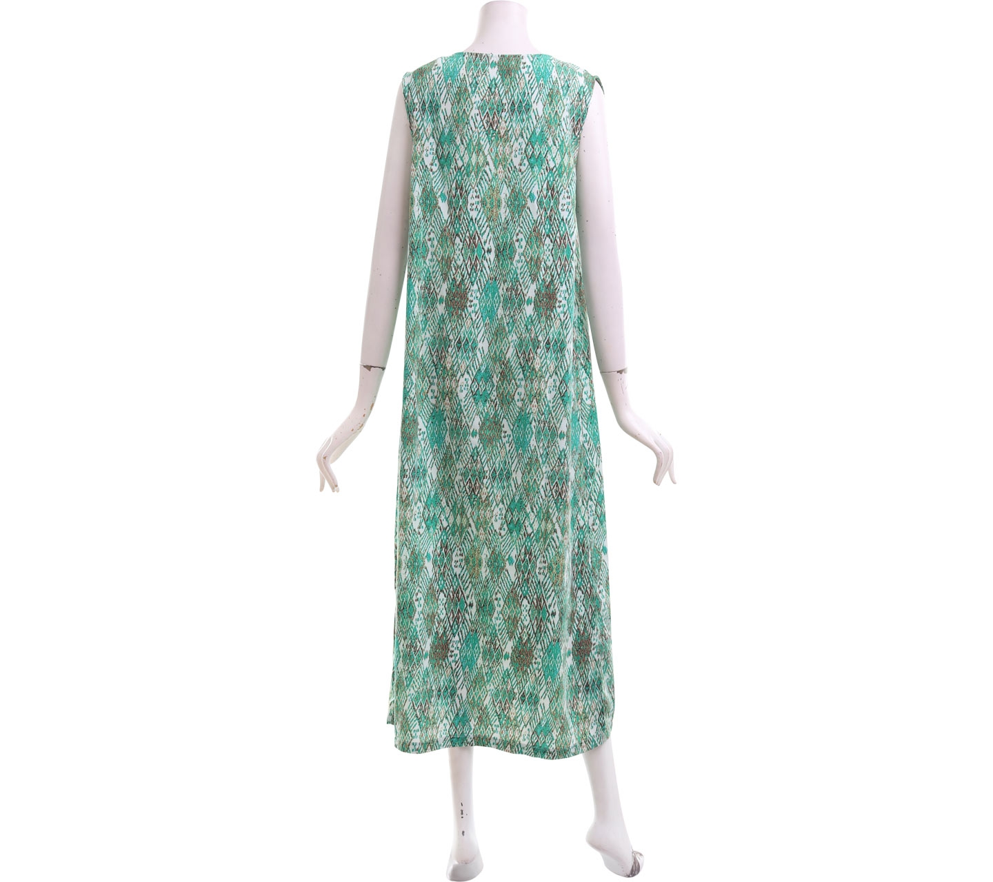 Gingersnaps Green Printed Long Dress