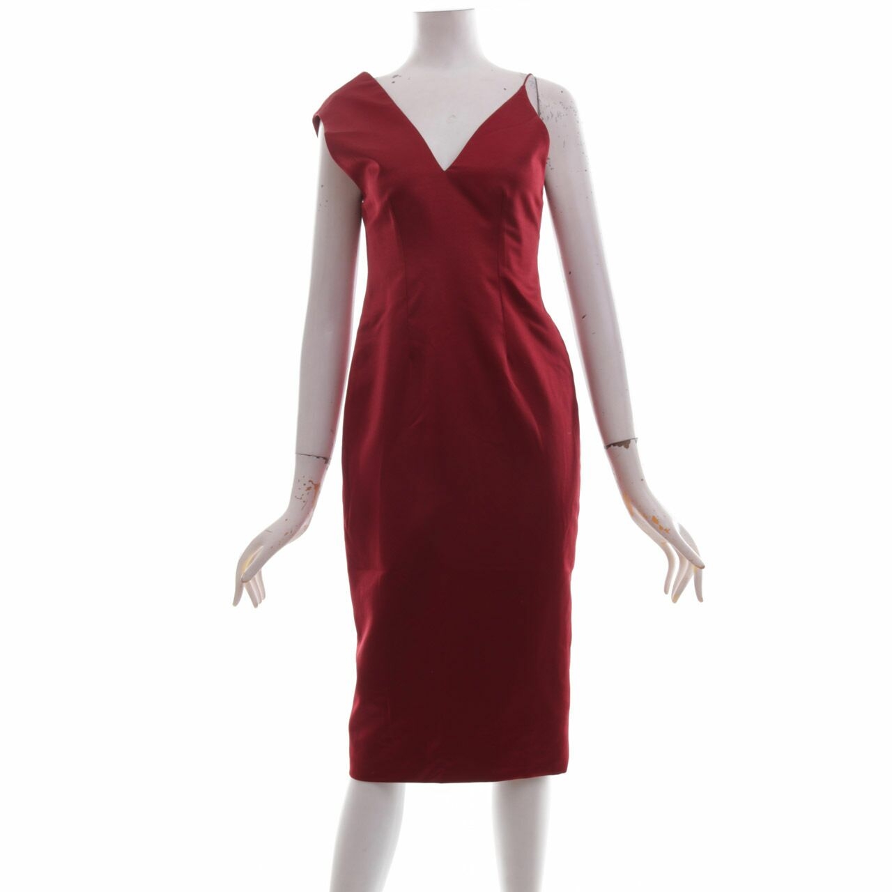 MAZUKI Red Midi Dress