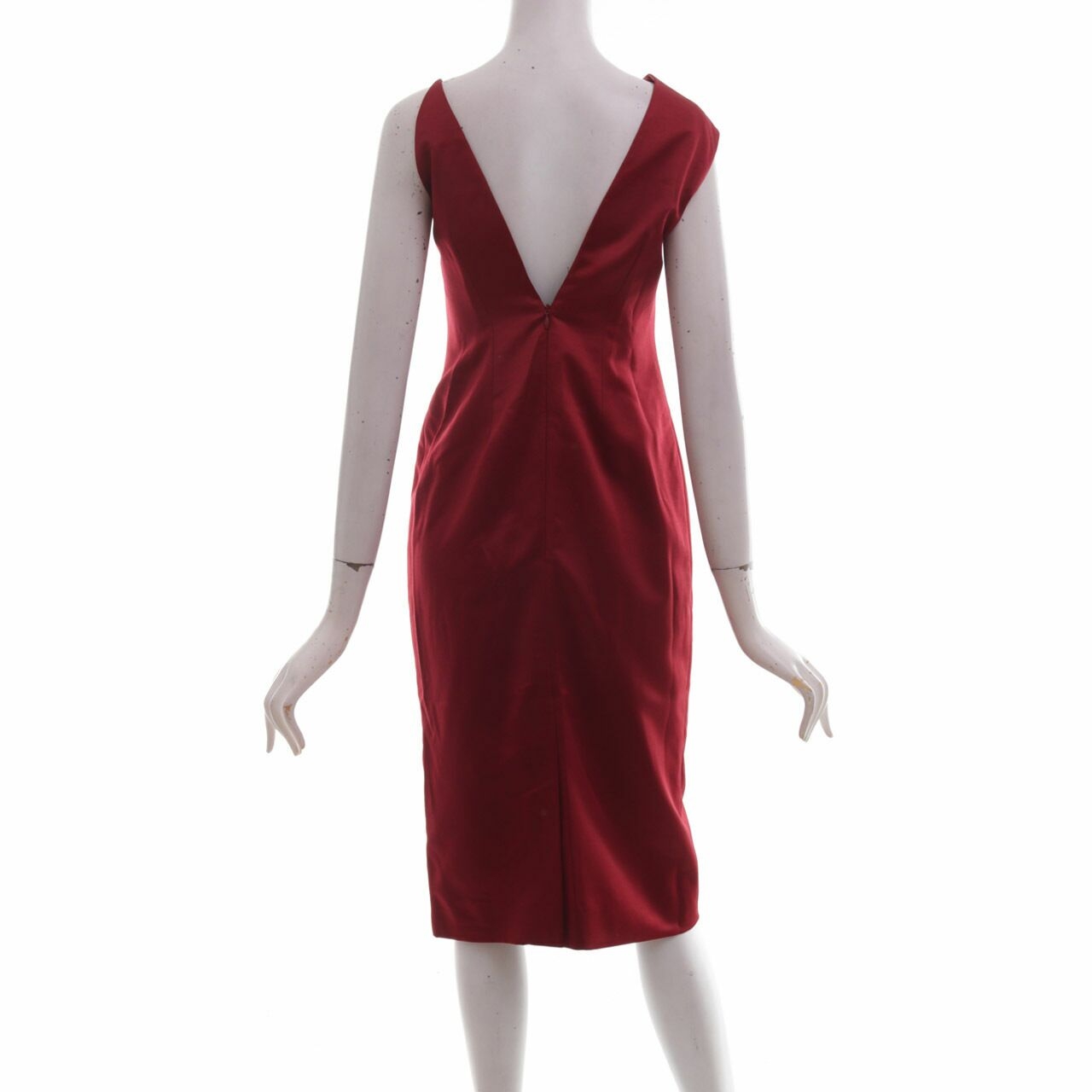 MAZUKI Red Midi Dress