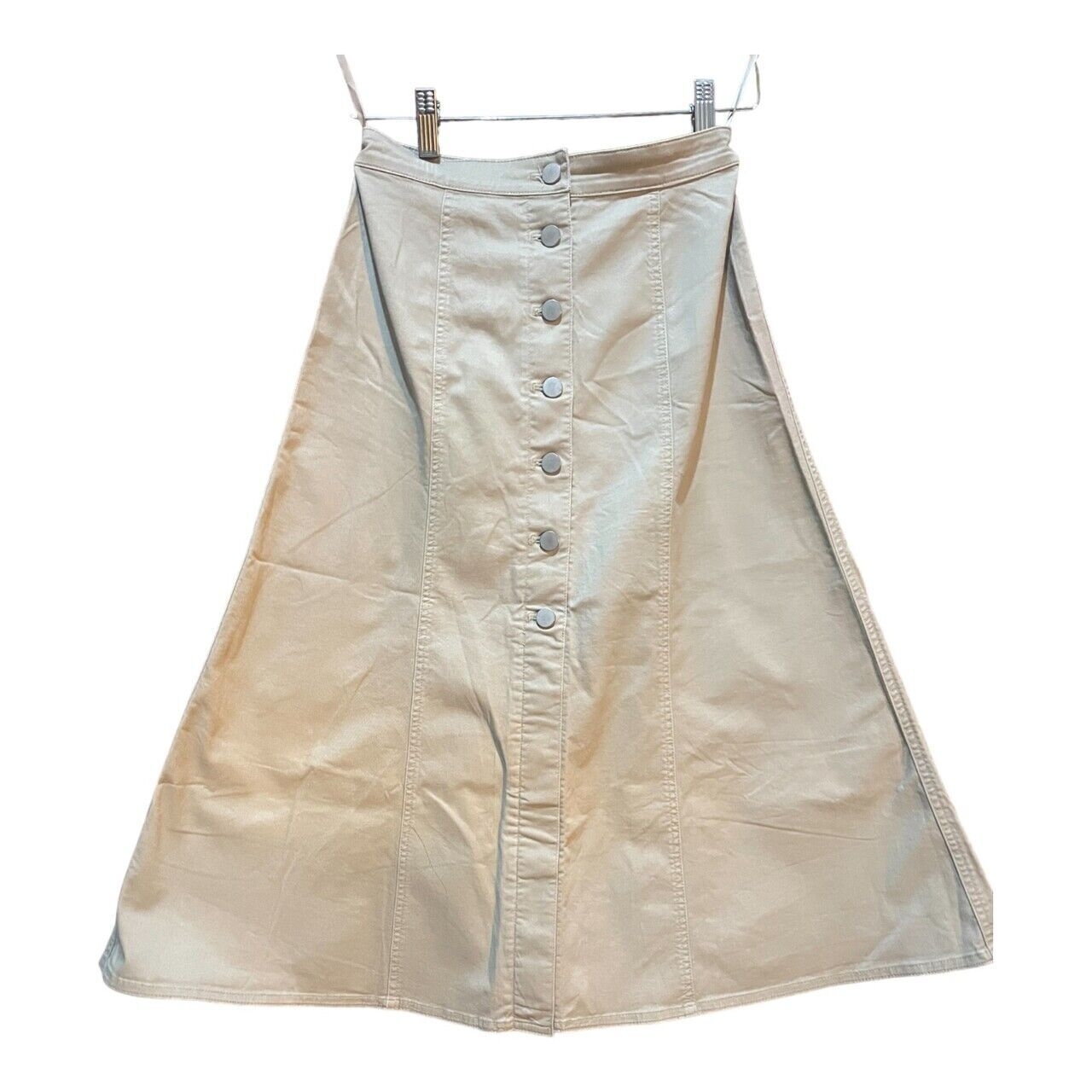 UNIQLO Light Brown Midi Skirt