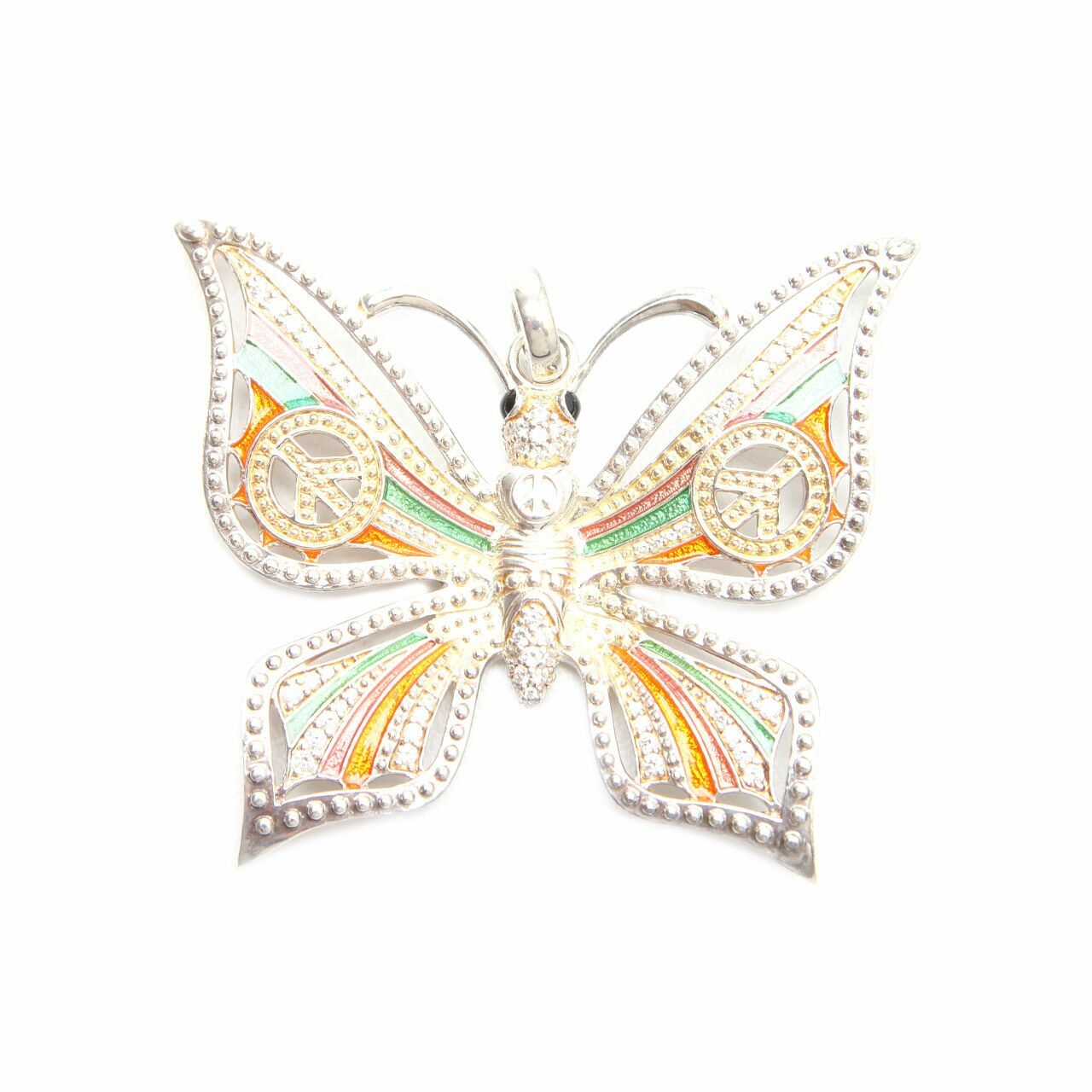 Thomas Sabo Silver Butterfly Pendant Charm Jewelry