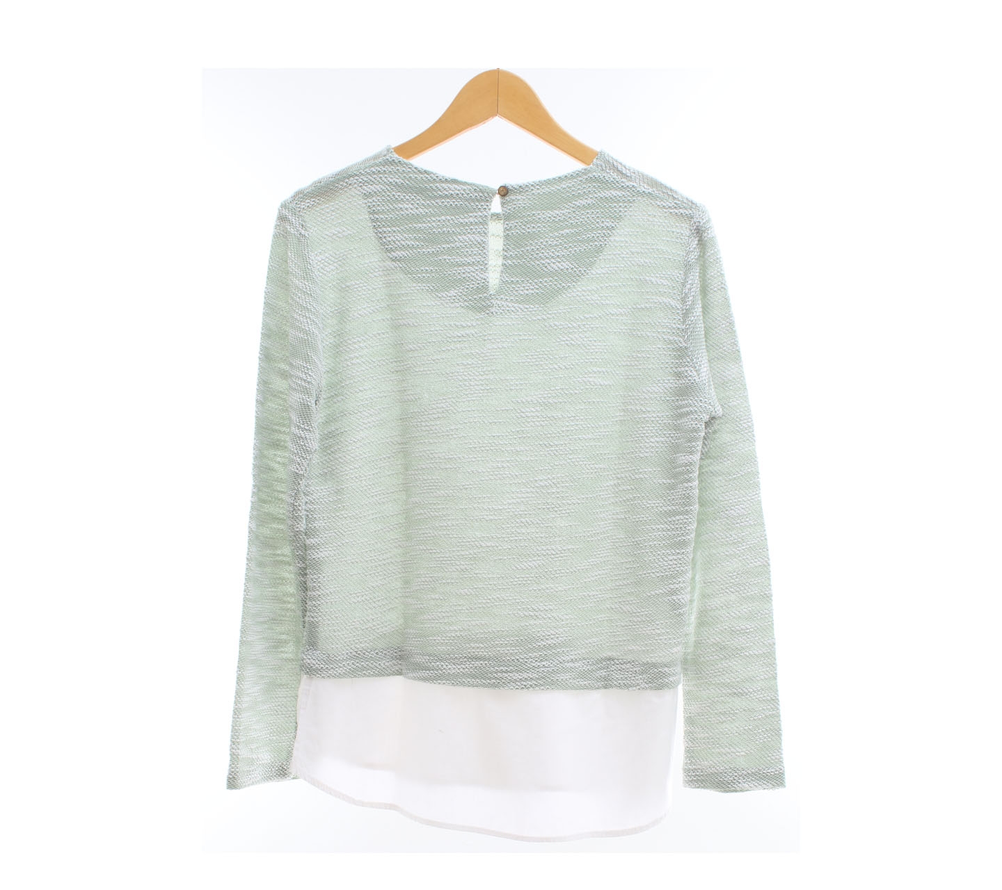 Cotton Ink Green Log Sleeve Blouse