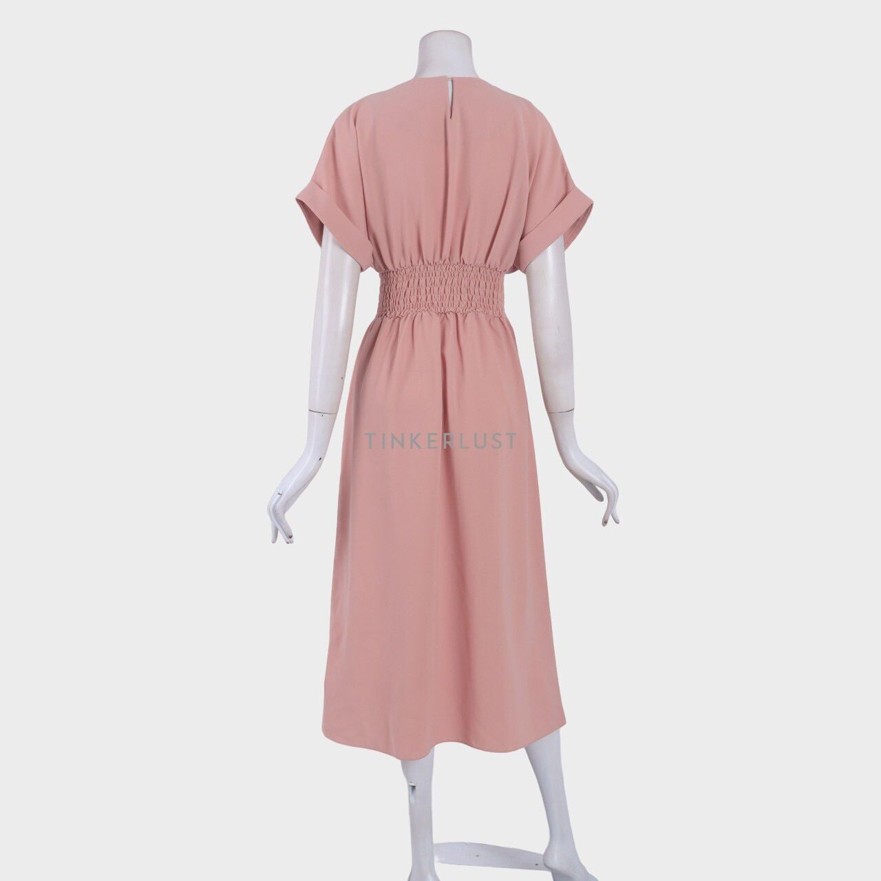 her vogue Pink Midi Dress
