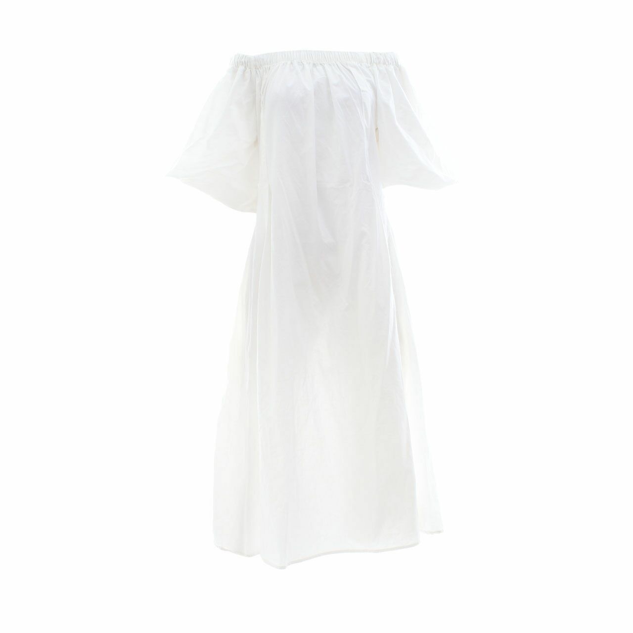 Miroir White Midi Dress