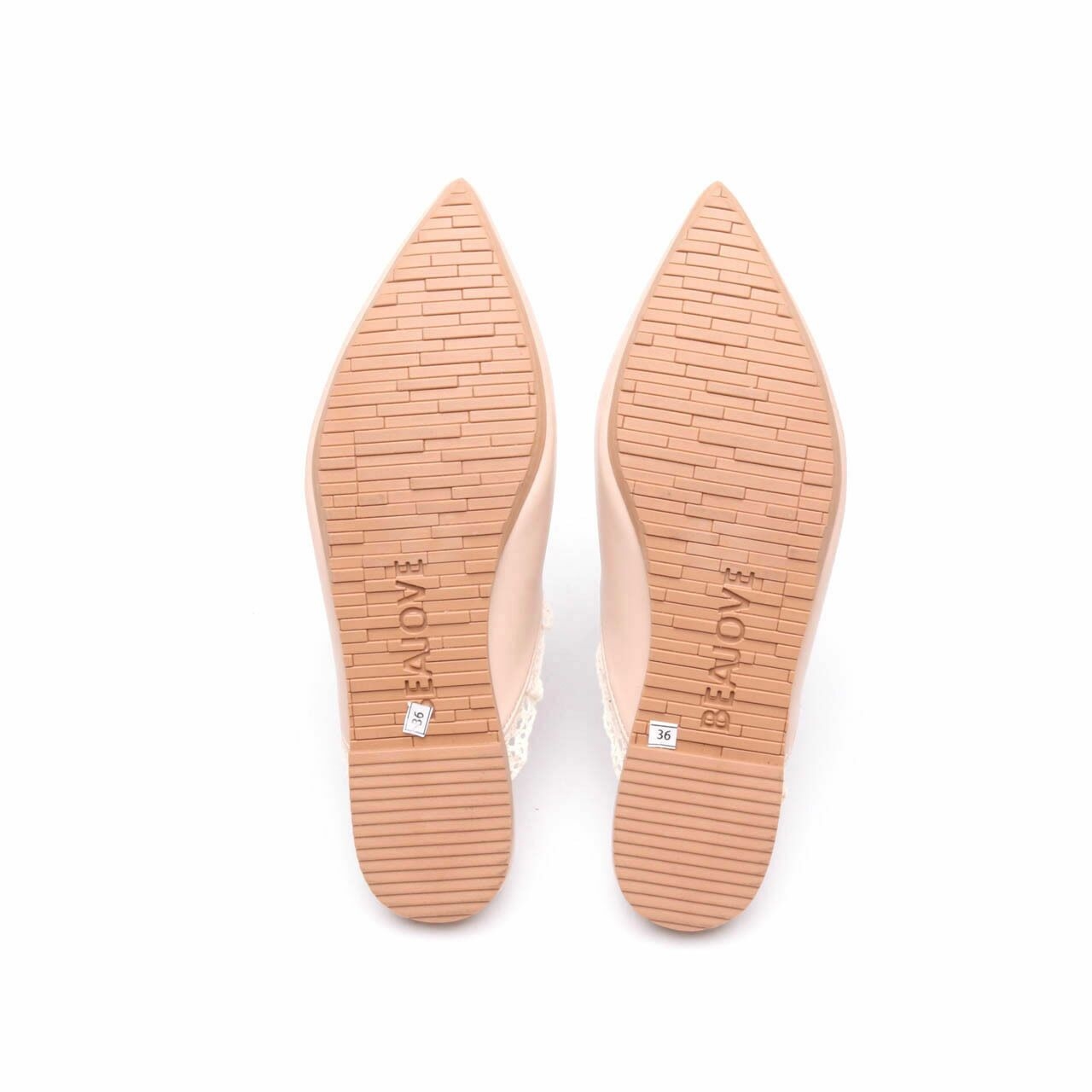Private Collection Beige Mules Sandals