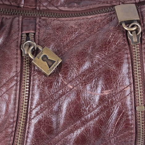 Betsey Jhonson Brown Leather Shoulder Bag