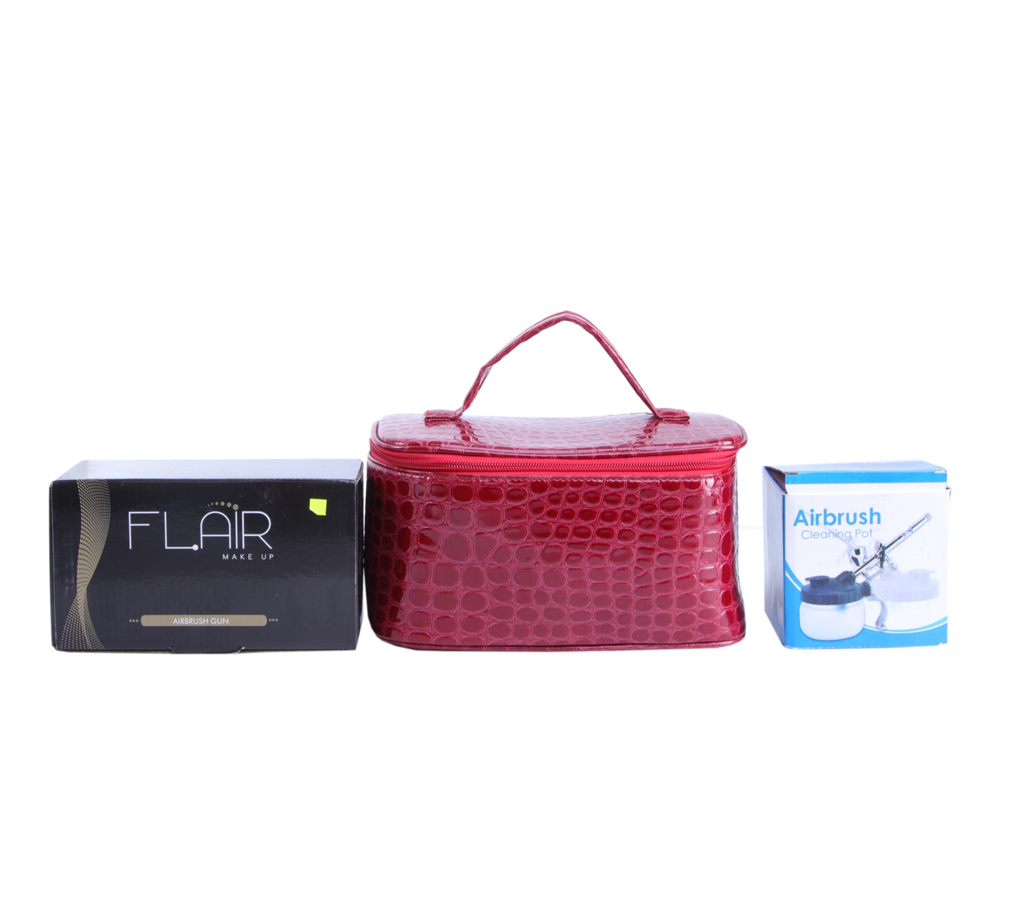 Flair Make Up Basic Package Paket Airbrush And Cleaning Pot Sets and Palette