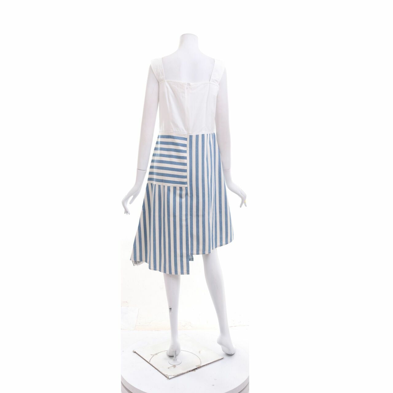 Impromptu Blue & White Midi Dress
