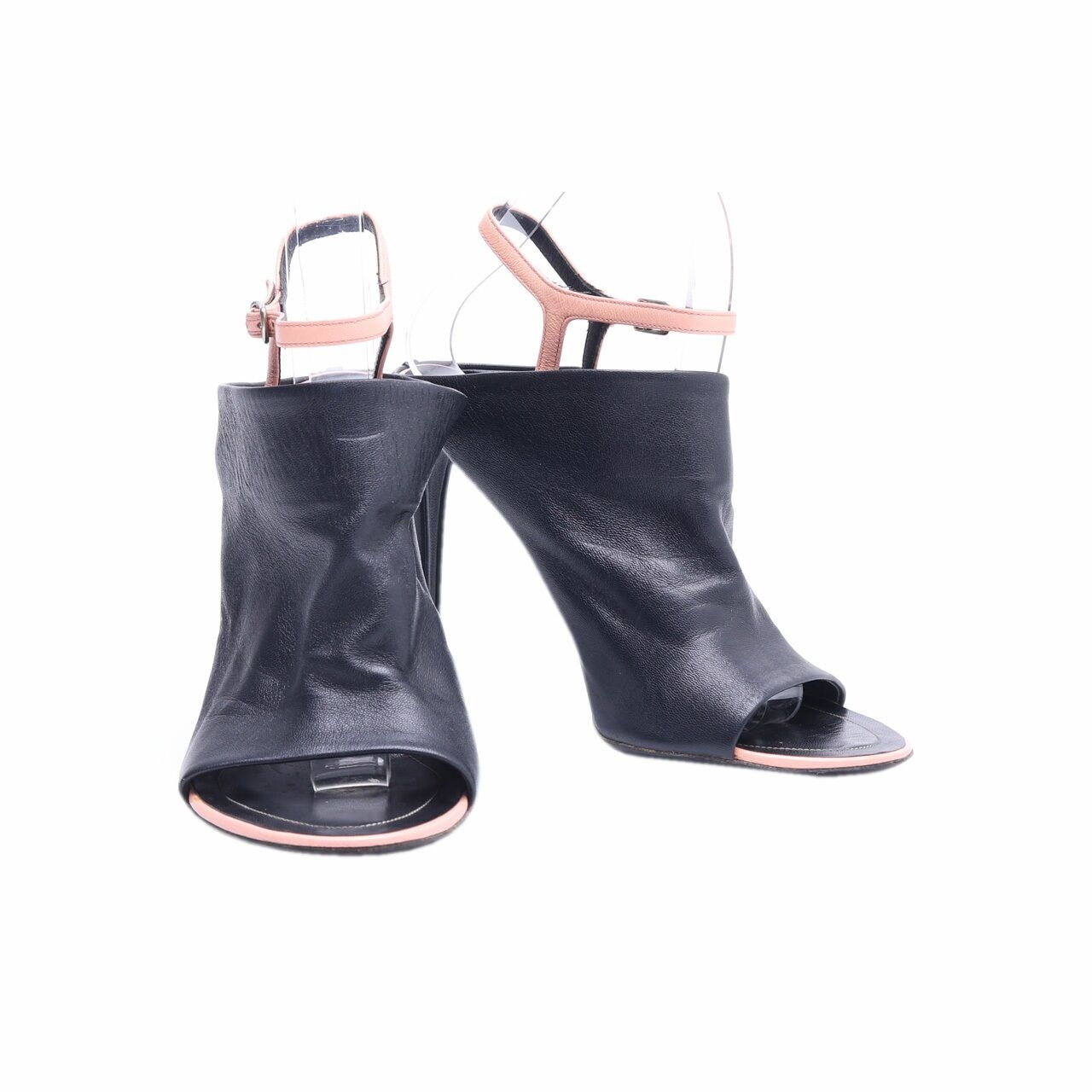 Balenciaga Spy Black Leather Pump Heels