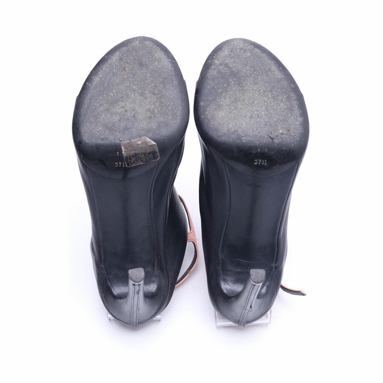 Balenciaga Spy Black Leather Pump Heels