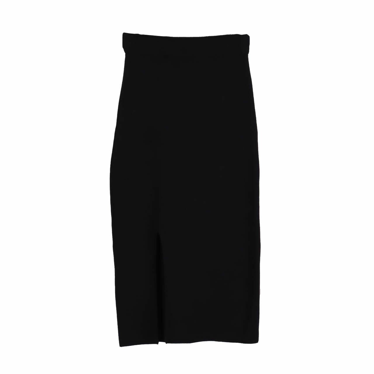 Herell Black Midi Skirt