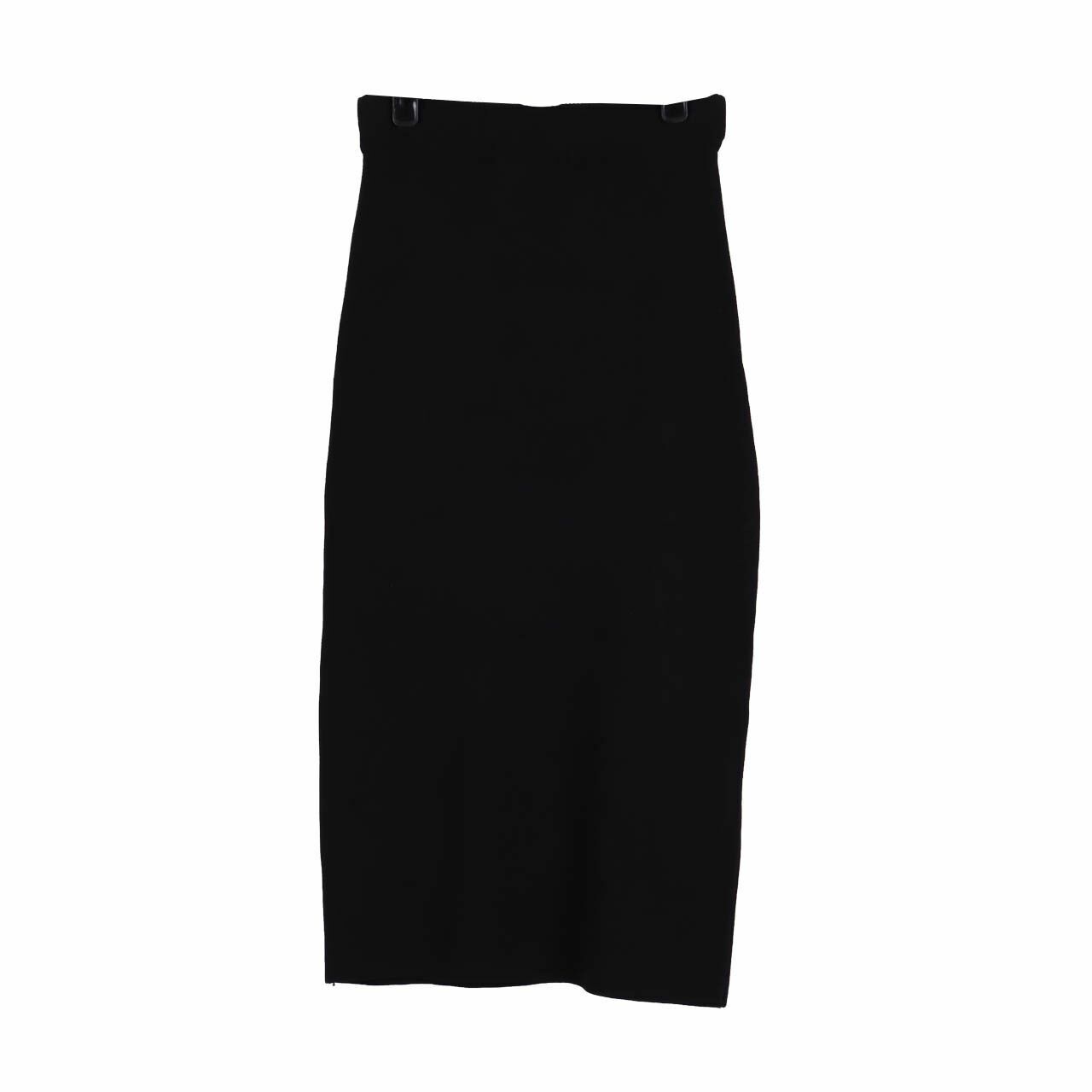 Herell Black Midi Skirt